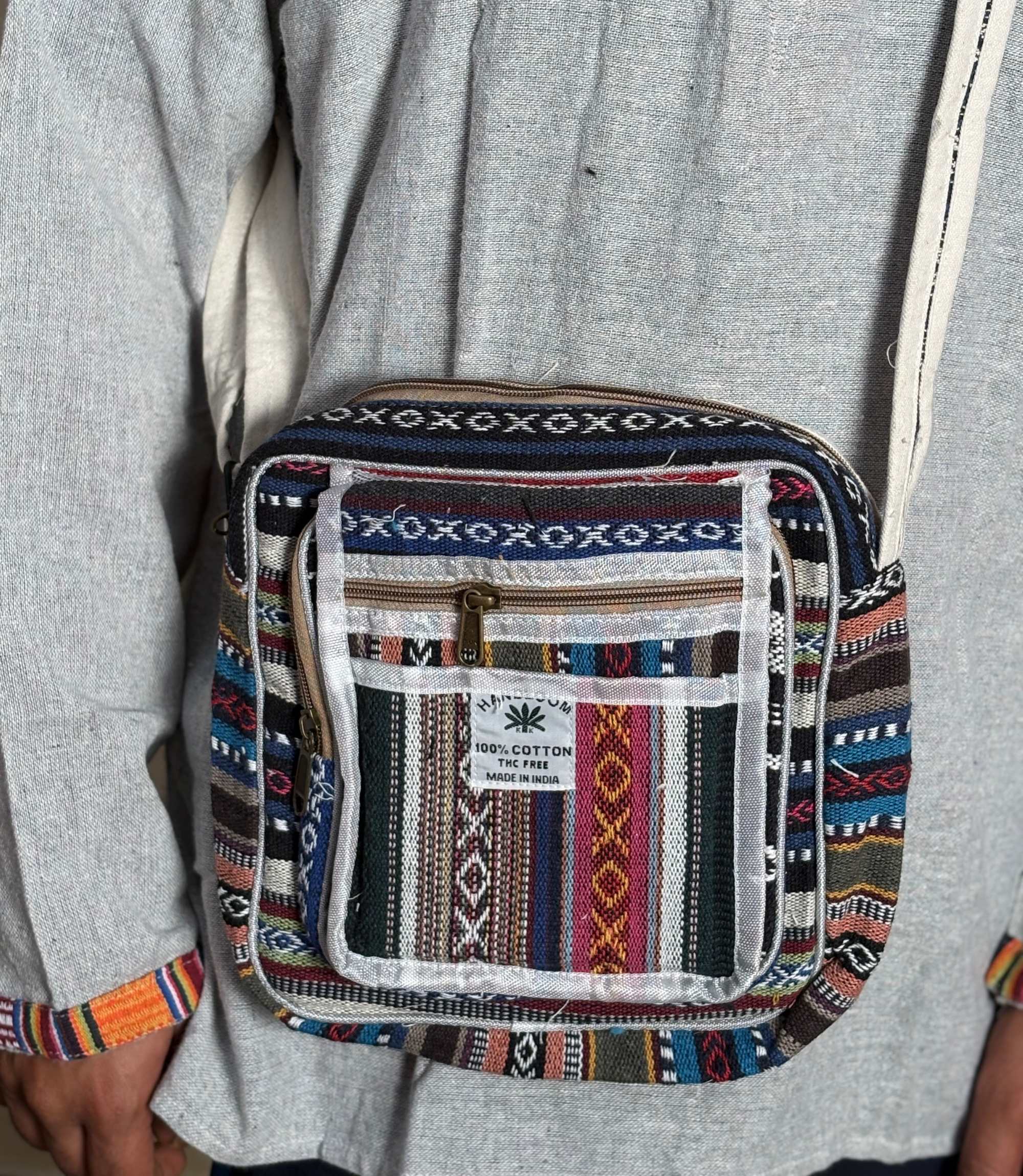 Hemp Side Bag Mix Color