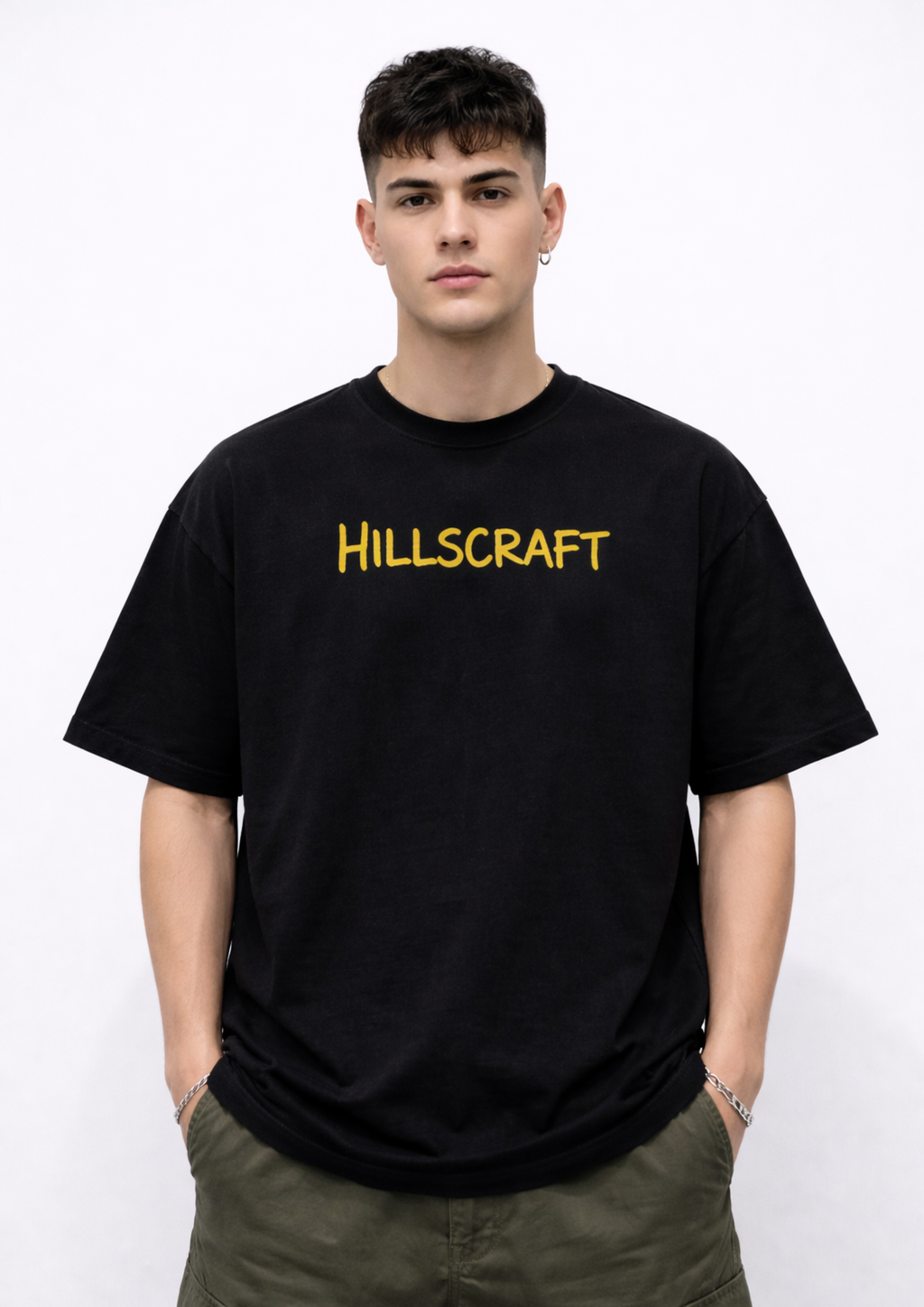 Lambo Hustle Oversized Tee - Black
