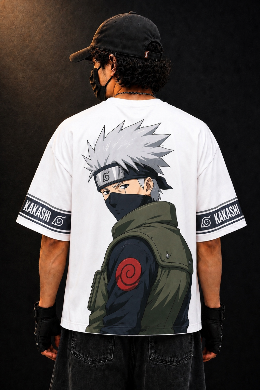 KAKASHI Oversized Tee – White