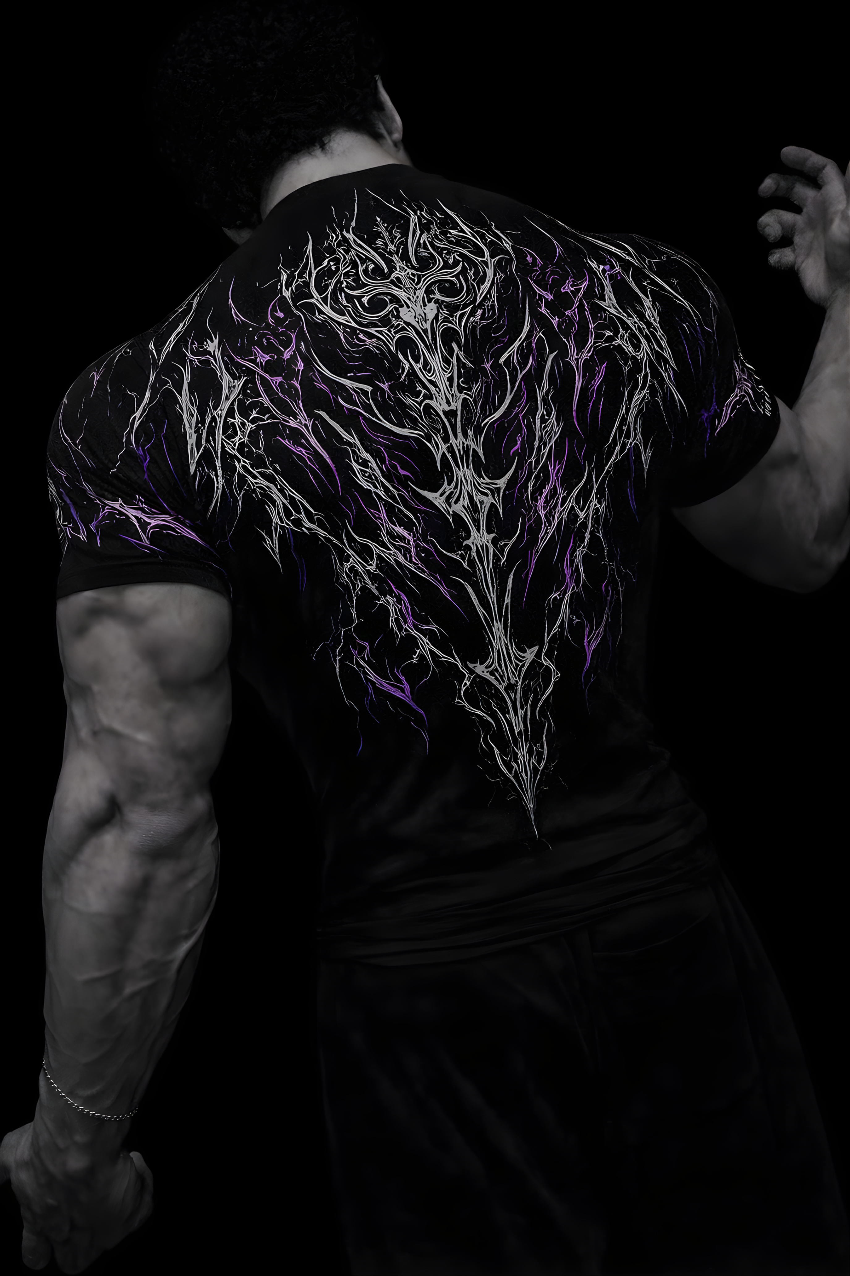 Void Rage Compression Half Sleeve T-Shirt – Black