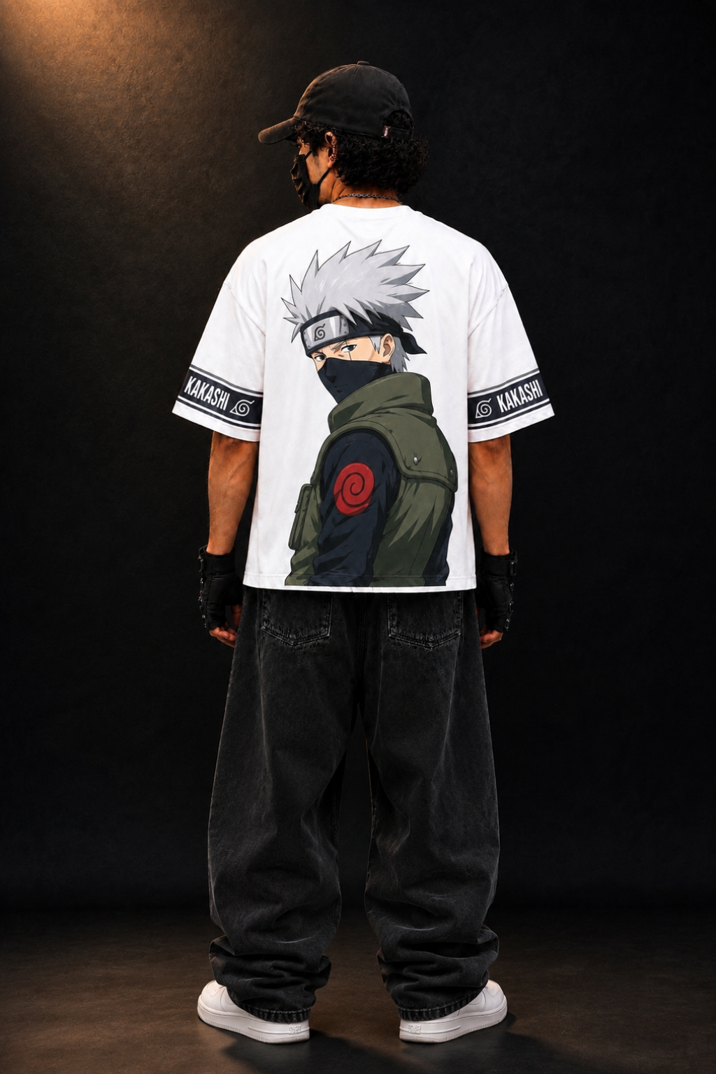 KAKASHI Oversized Tee – White