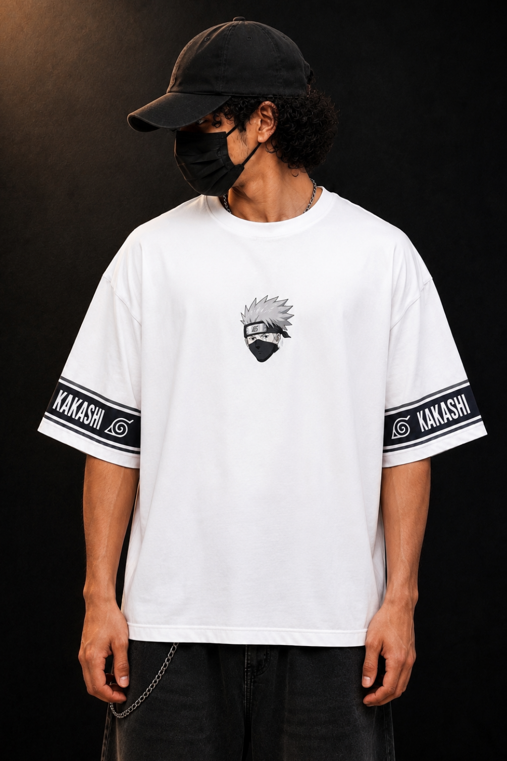 KAKASHI Oversized Tee – White