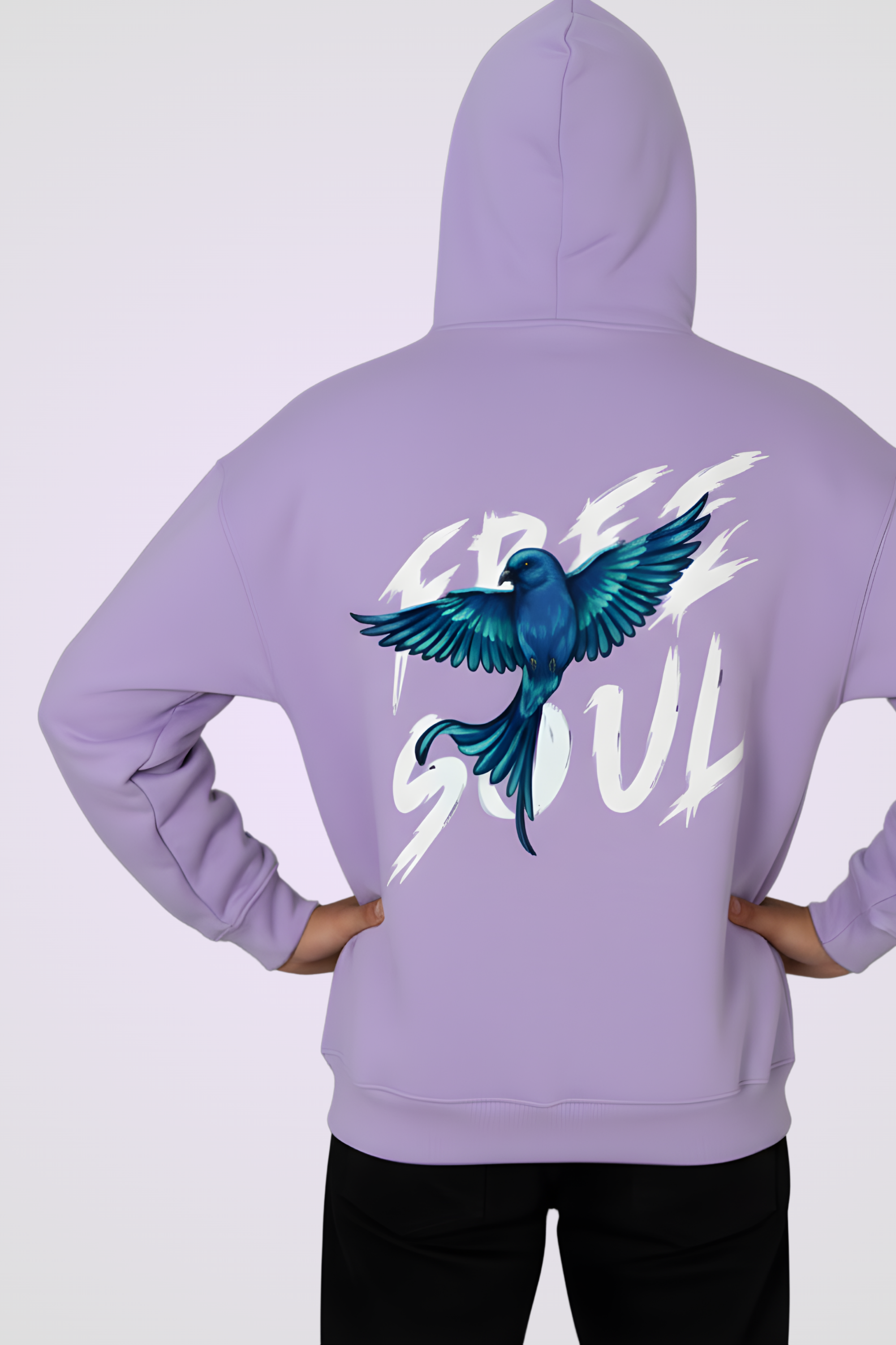 Free Soul Premium Oversized Hoodie  - Lavender