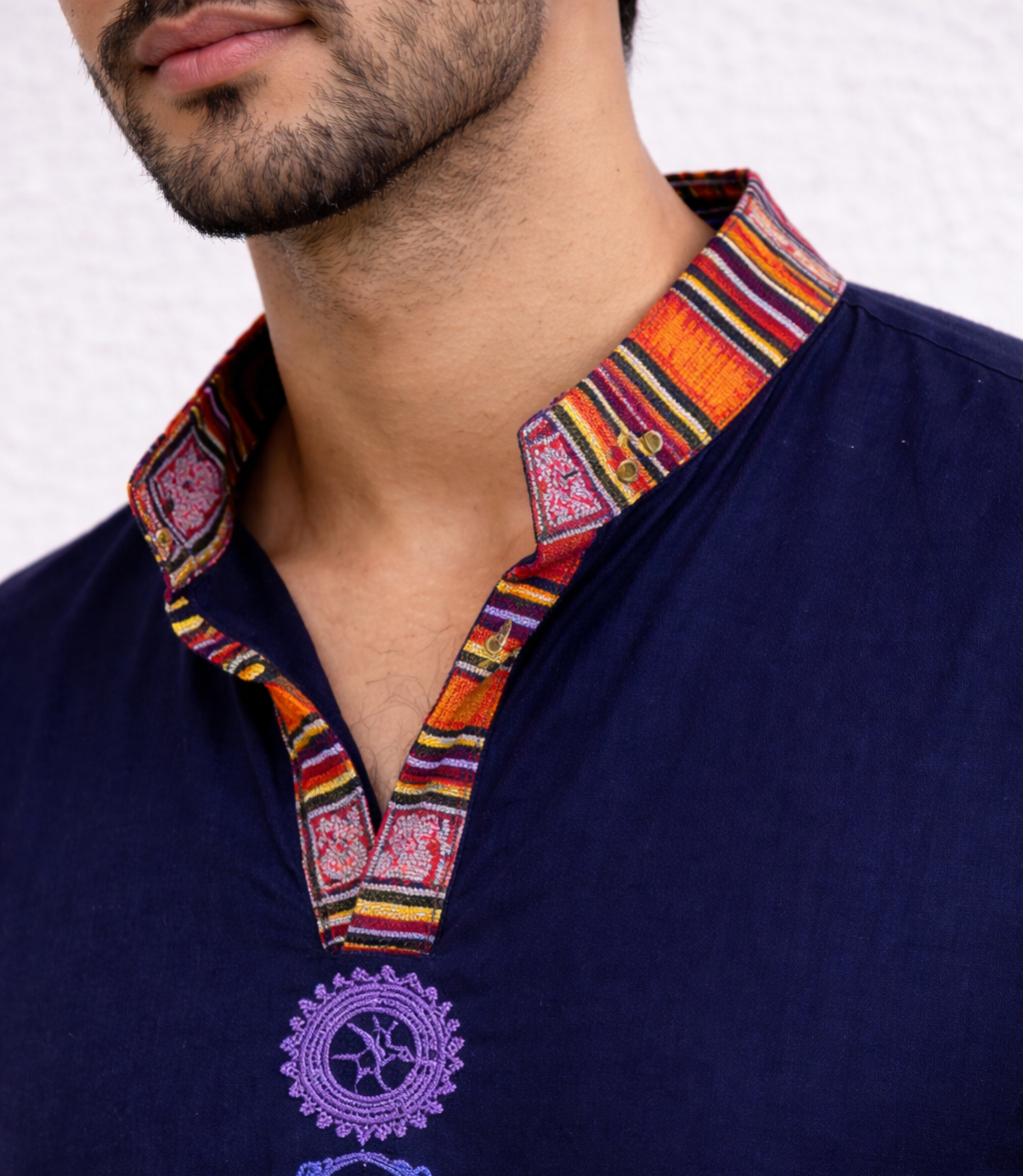 7 Chakara Kurta - BLUE