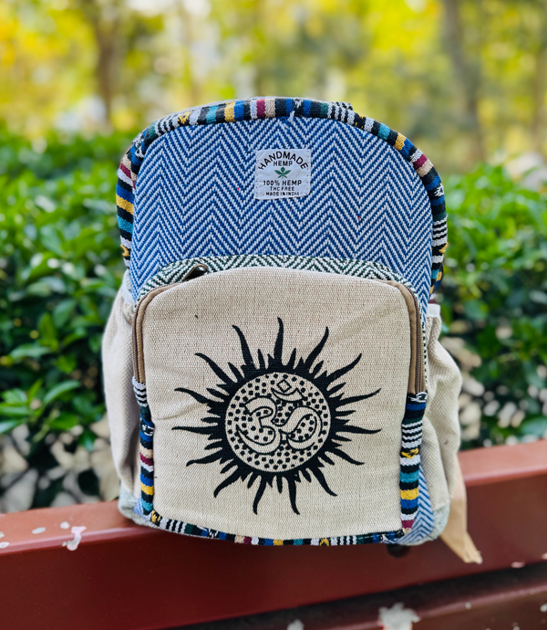 OM and SUN Hemp Bag