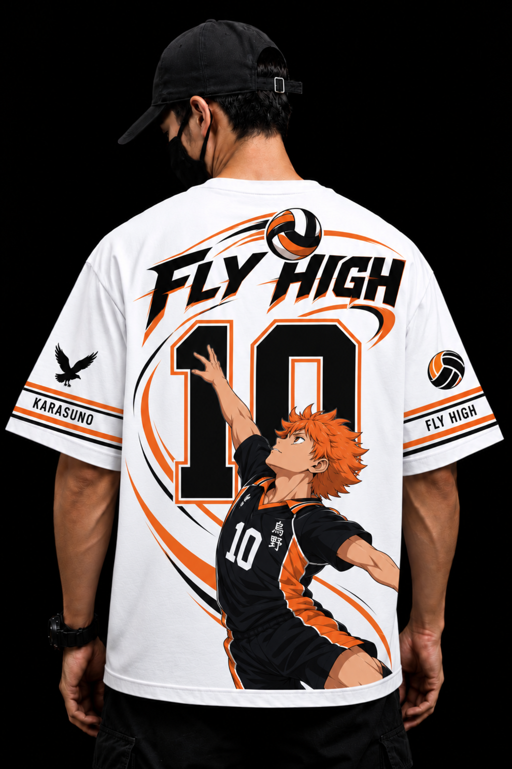 Fly High Oversized Tee - White
