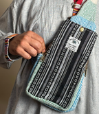 Hemp Chest Bag - B-W