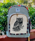 Owl Hemp Bag