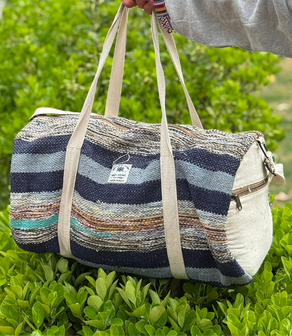 Hemp Duffle GYM Bag - Multicolor