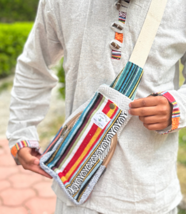Hemp Chest Bag - Multicolours
