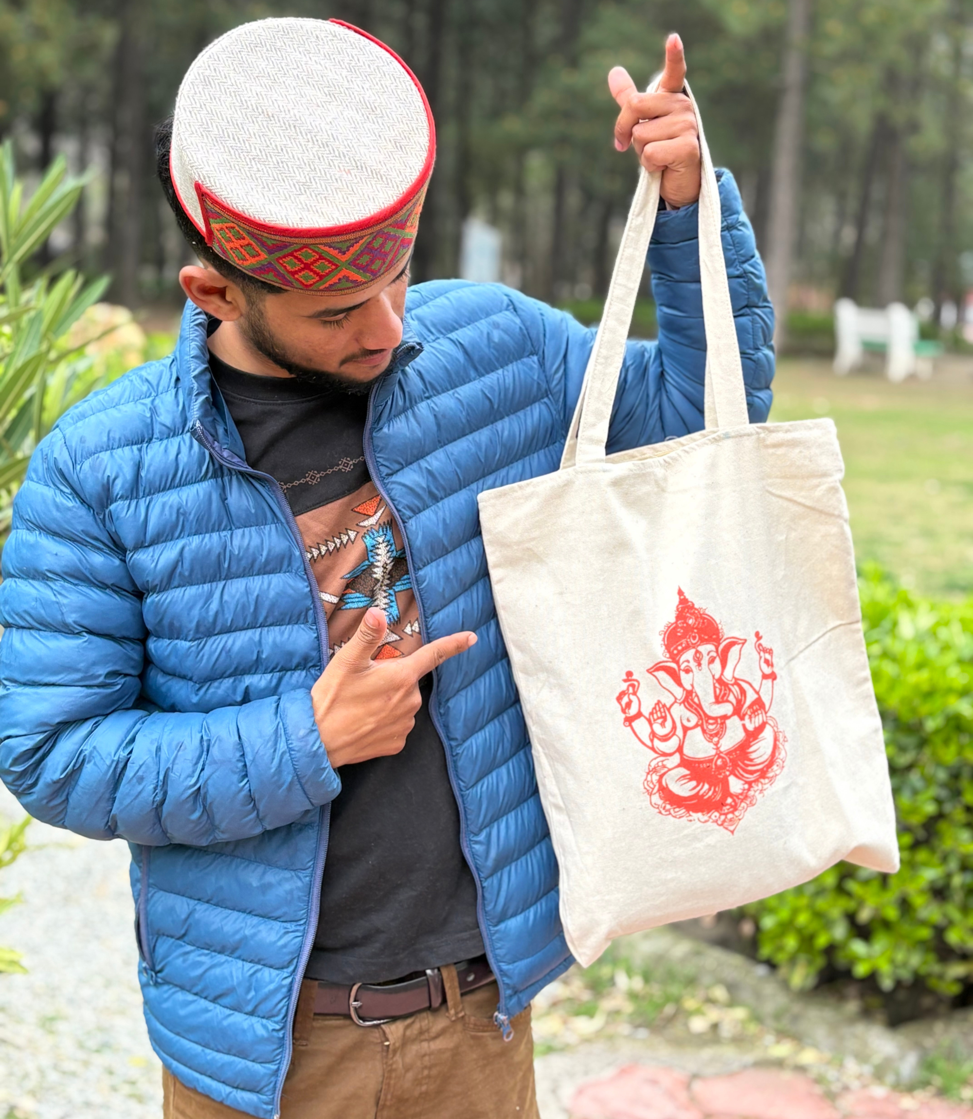 Canvas Tote Bag - Ganesh ji