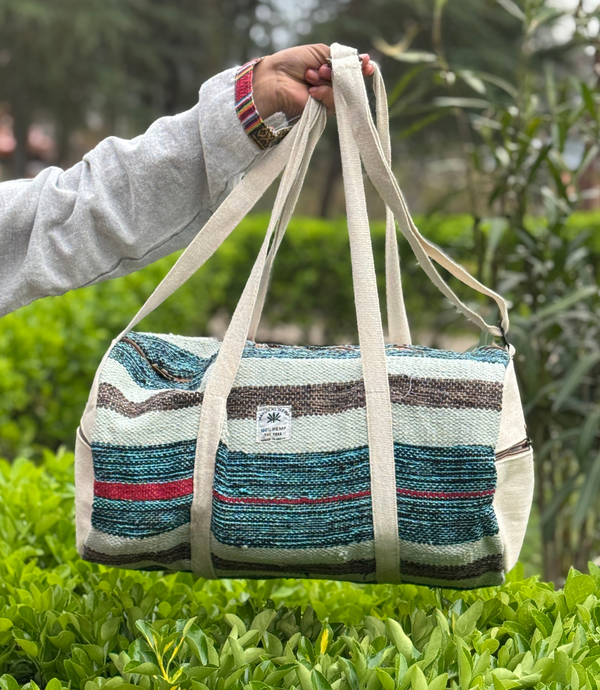 Hemp Duffle GYM Bag - Multi Pattern