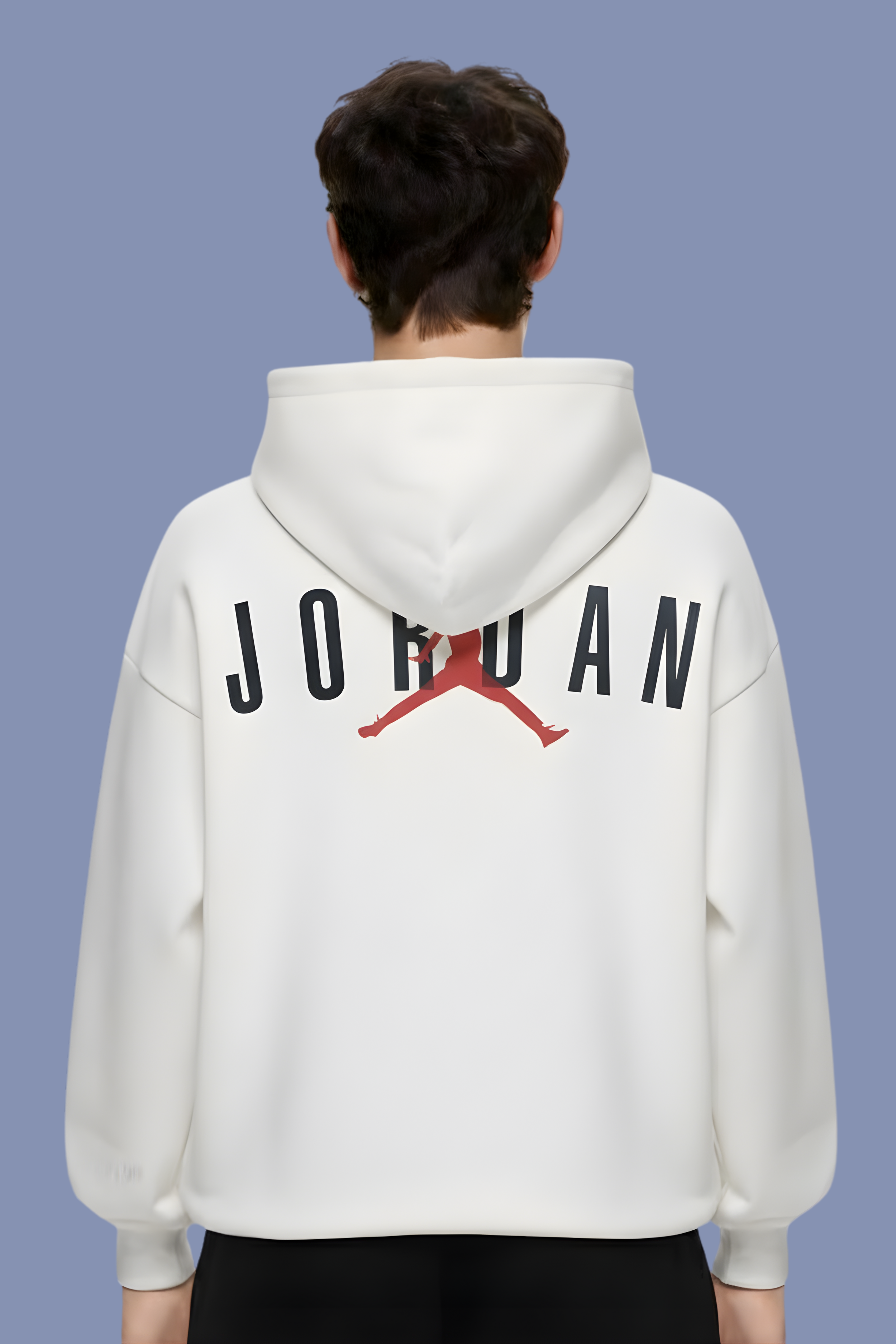 Jordan Premium Oversized Hoodie  - White
