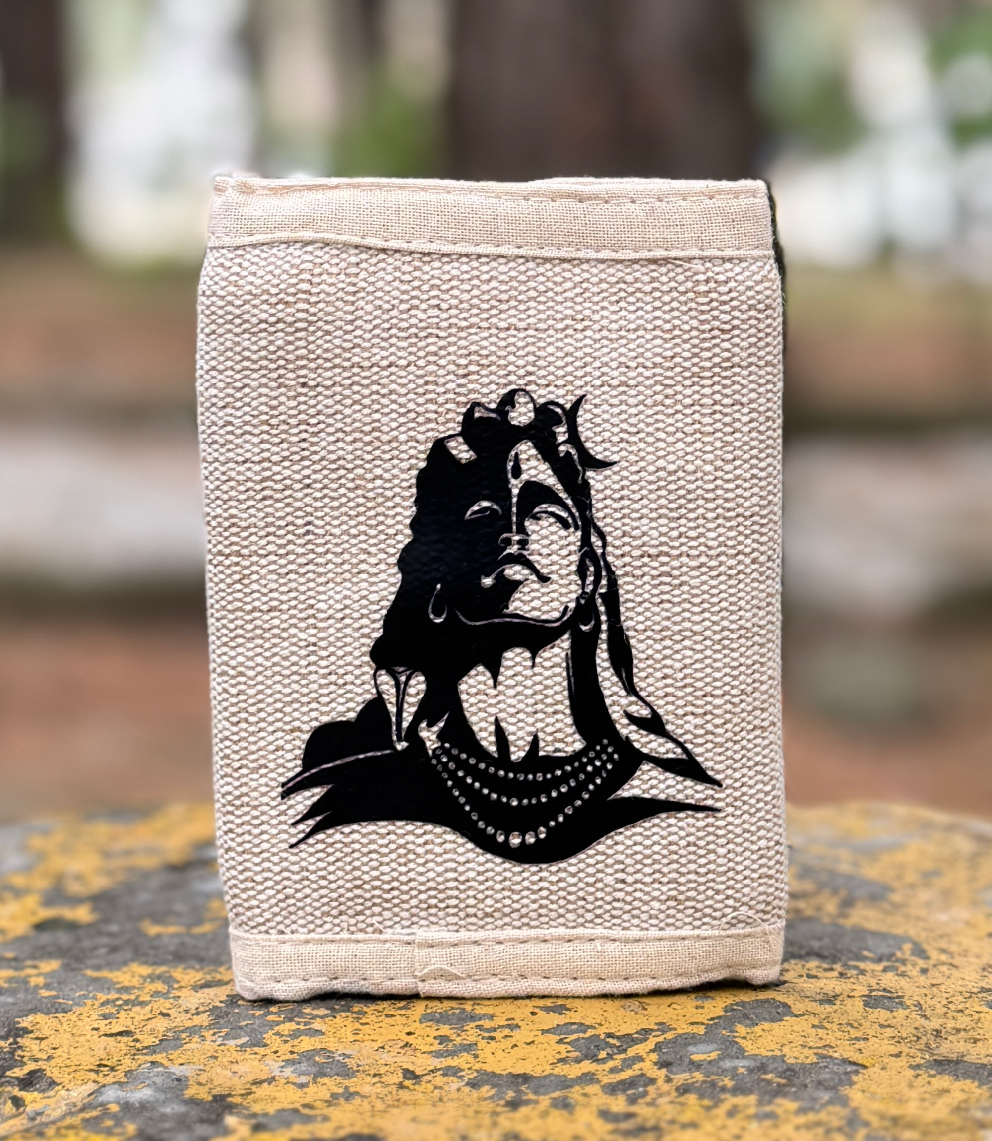Printed Shiva Hemp Wallet