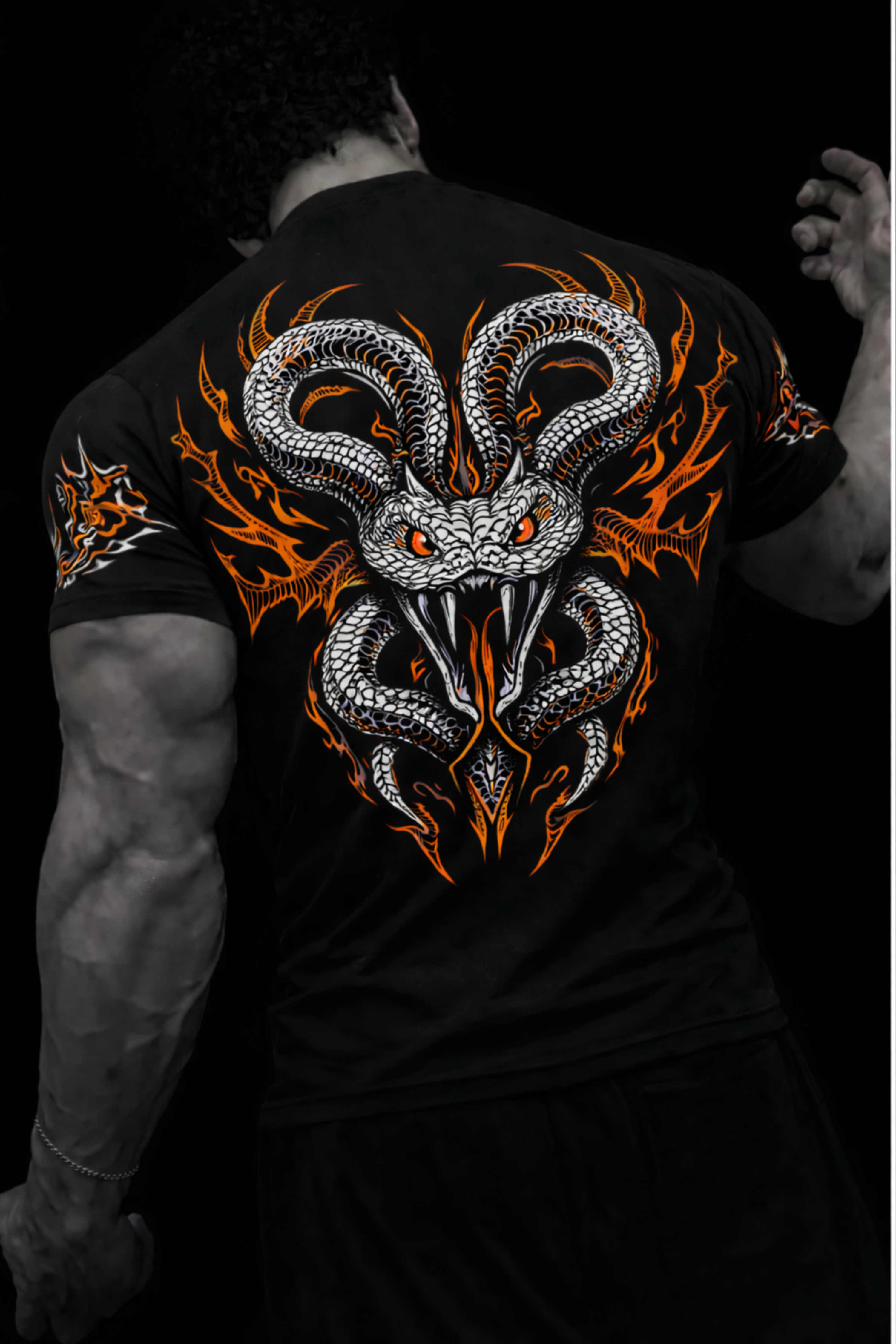 Venom Blaze Compression Tee – Black