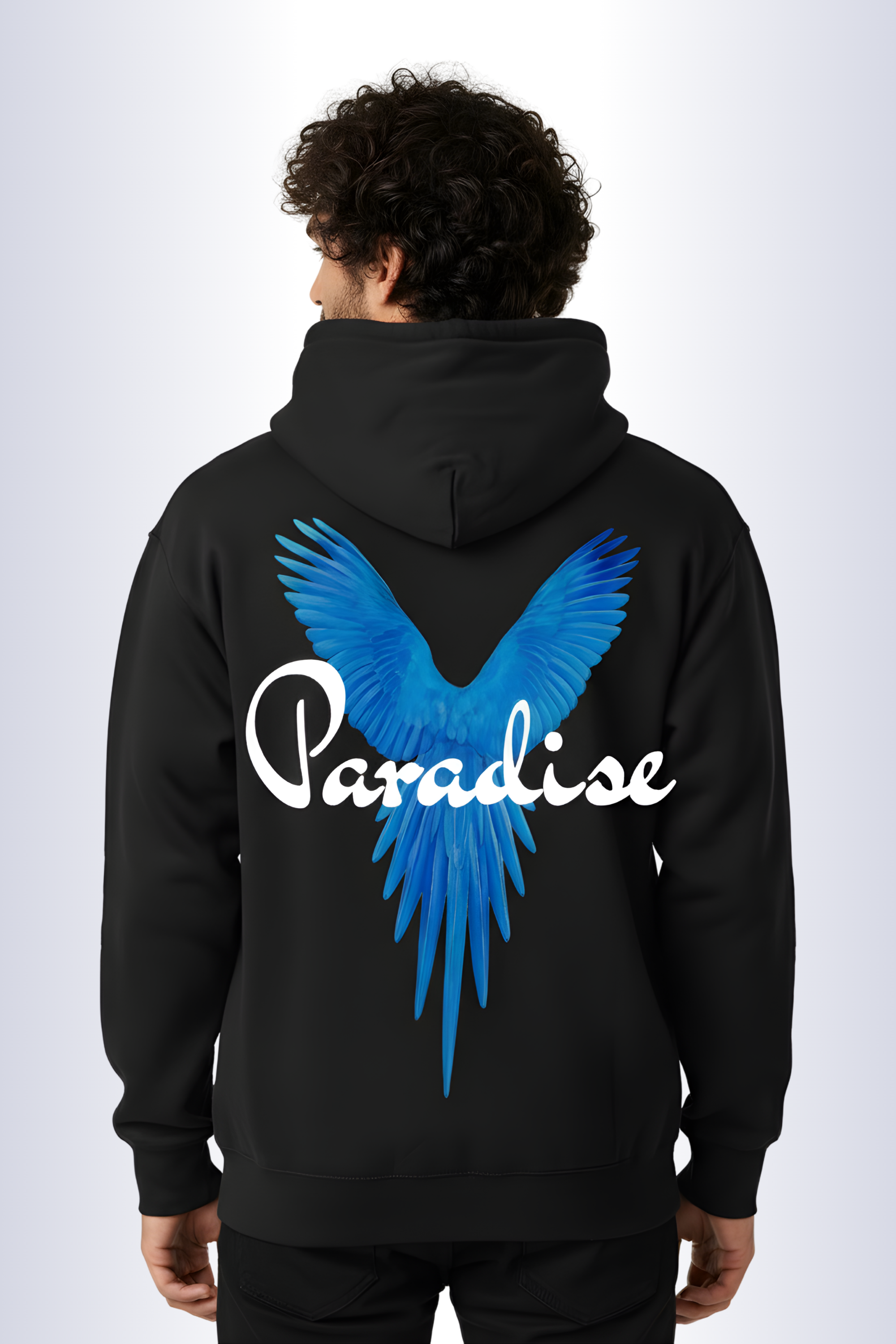 Paradise Premium Oversized Hoodie - Black