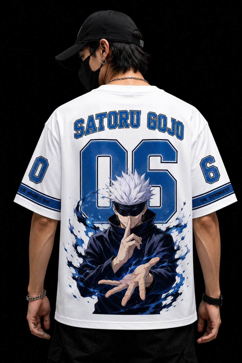 Satoru Gojo 06 Oversized T-Shirt -White
