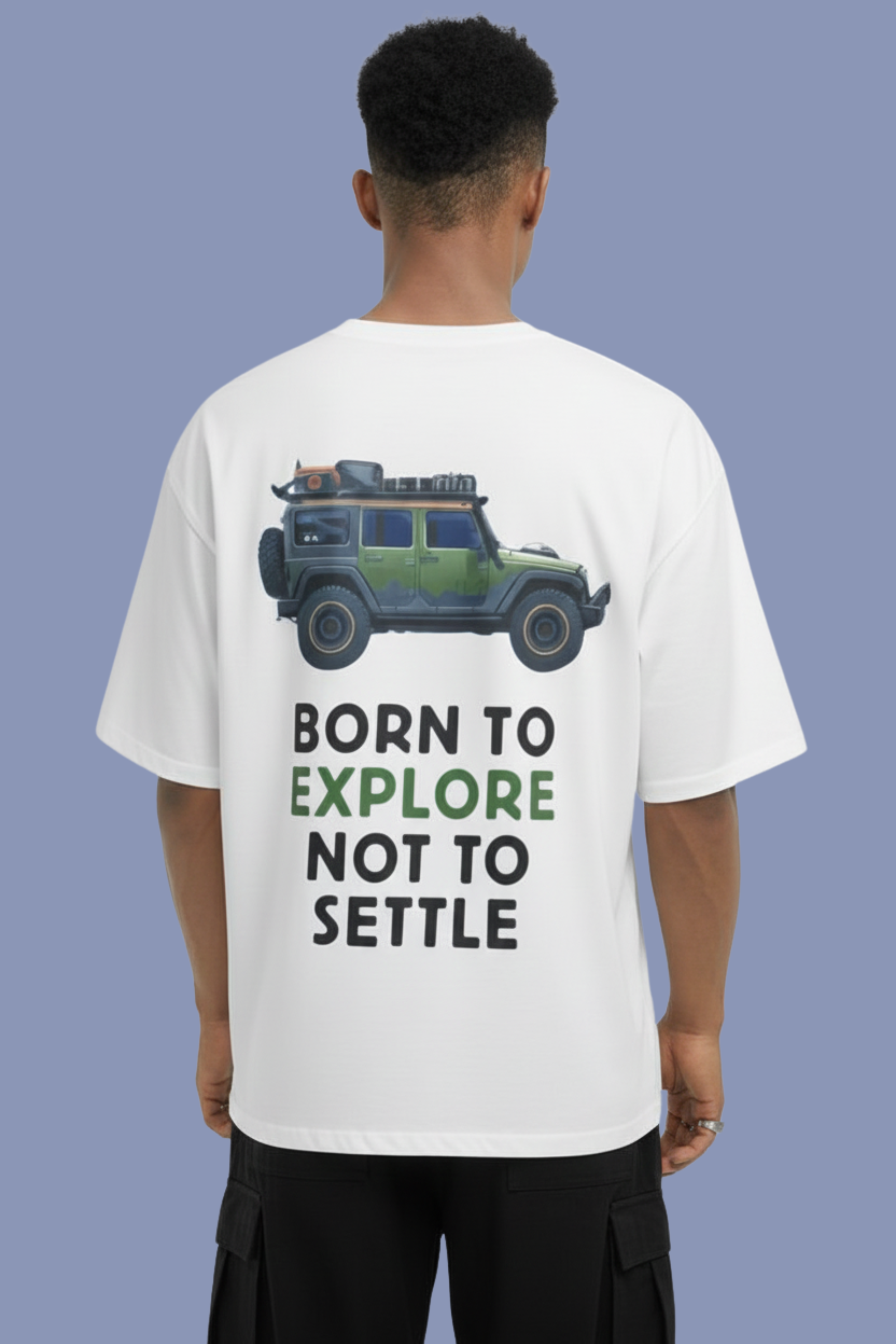 Explorer Oversized T-Shirt-White