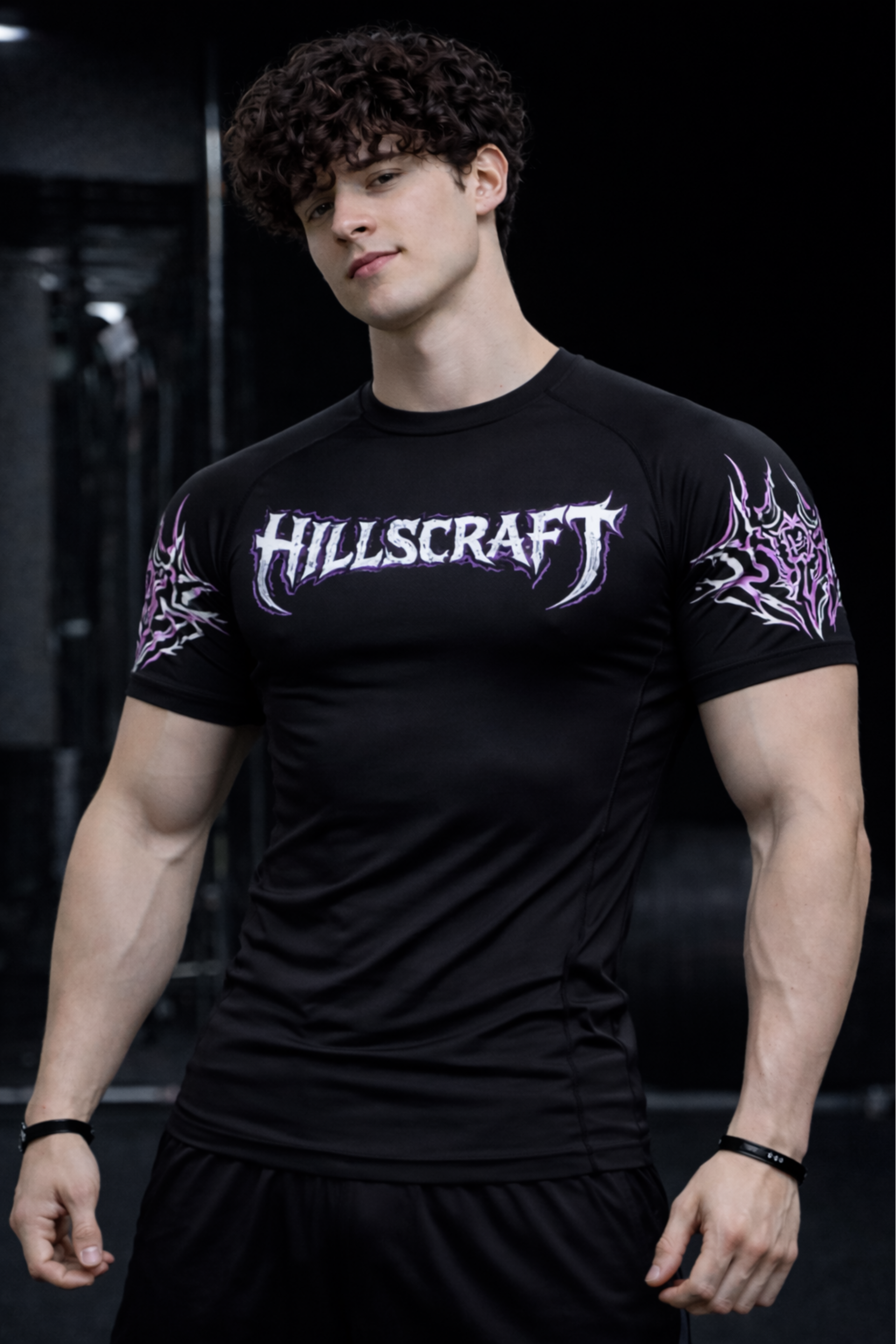 HELLHORN Compression Tee – Black