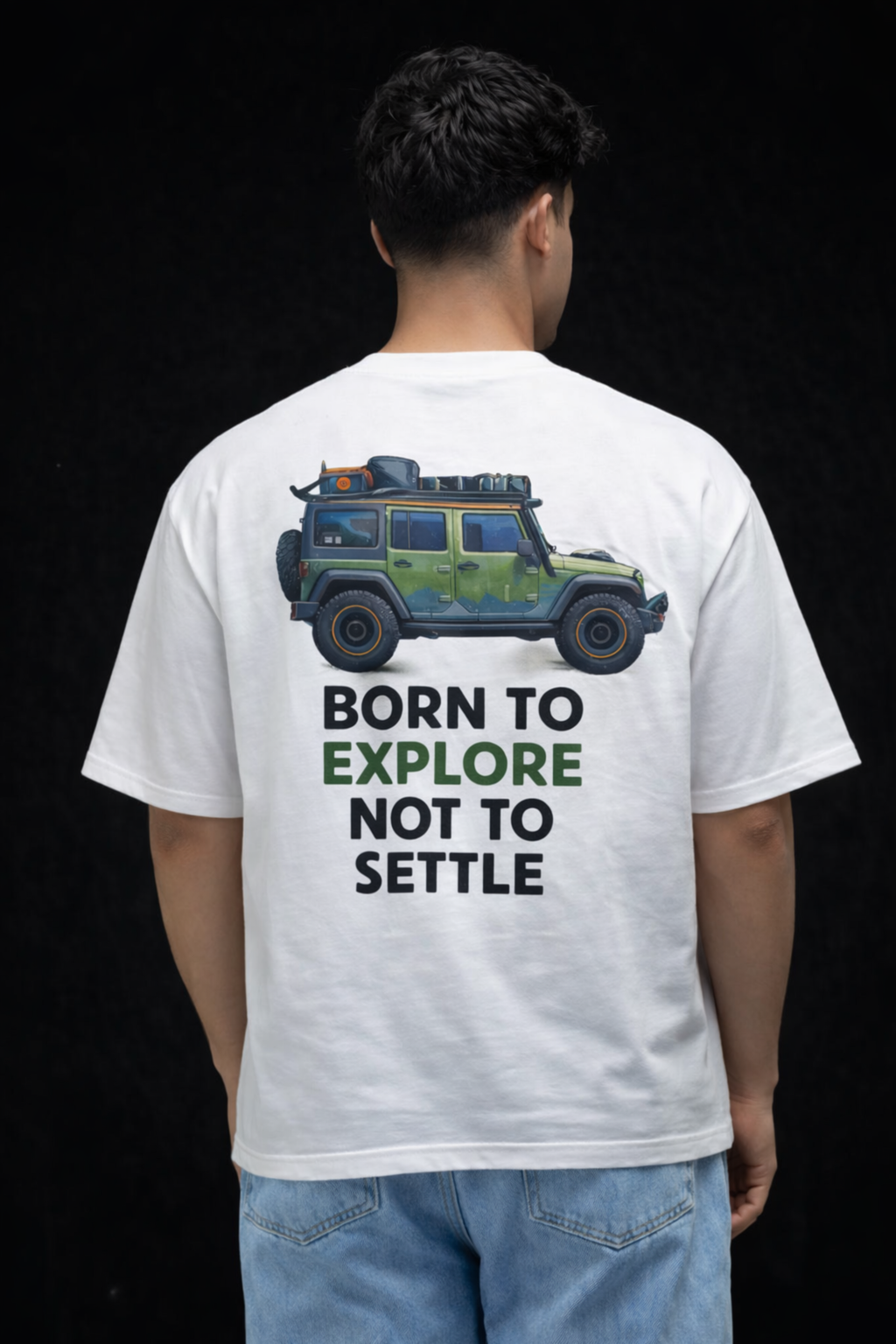 Explorer Oversized T-Shirt-White