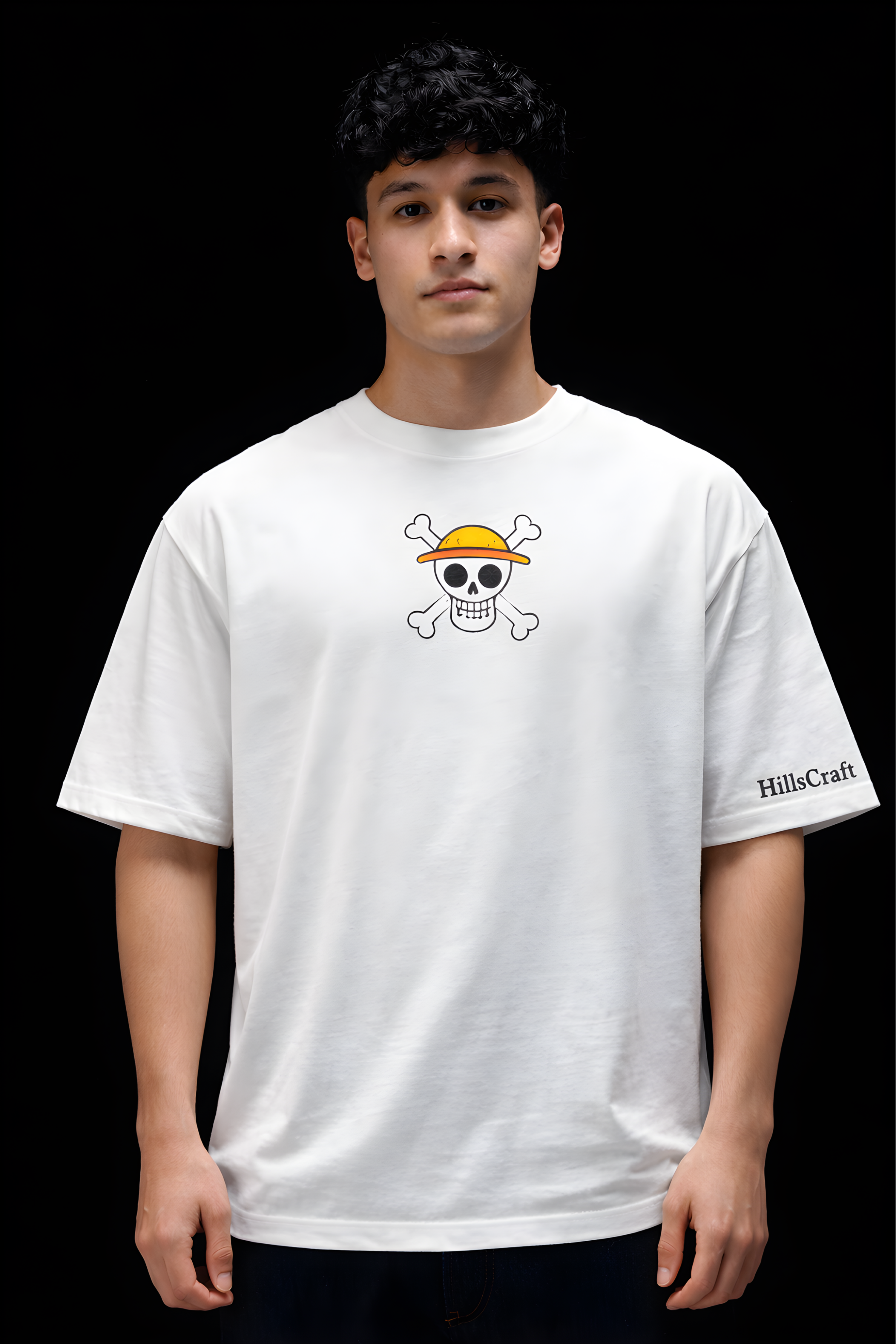 LUFFY Oversized Tee - White