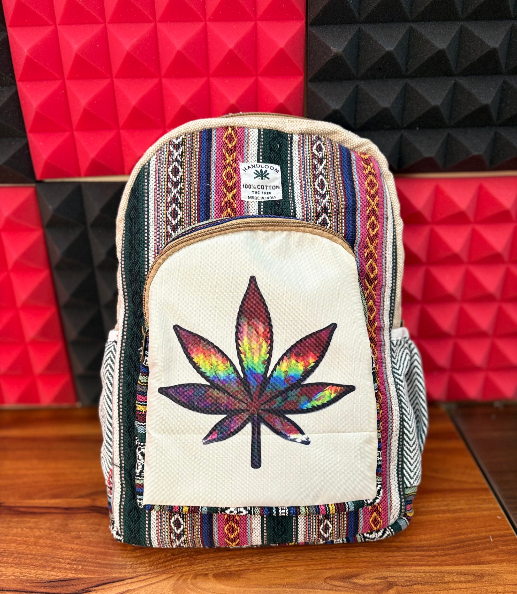 Hemp Bagpack - Leaf