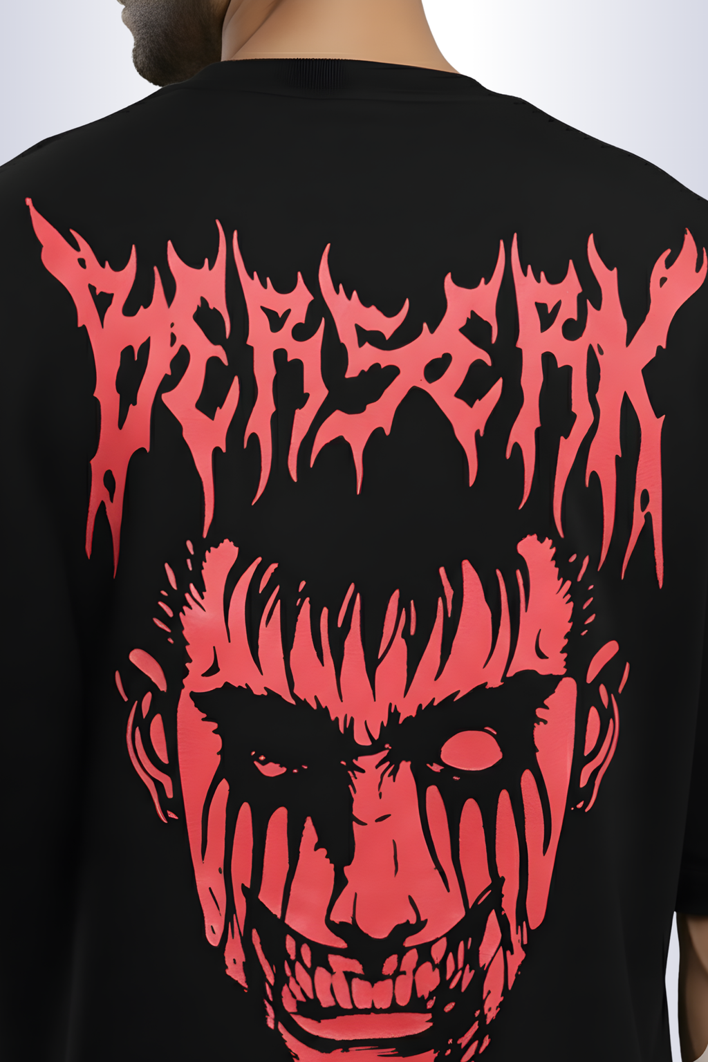 Berserk Oversized T-Shirt-Black