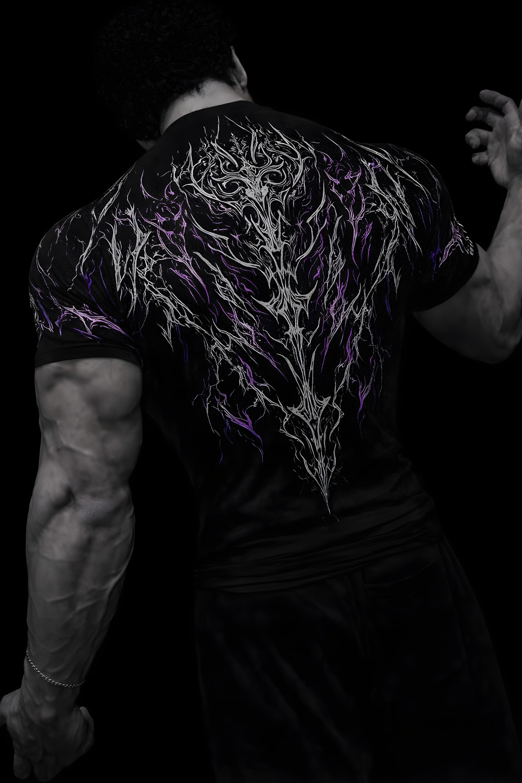 Void Rage Compression Half Sleeve T-Shirt – Black