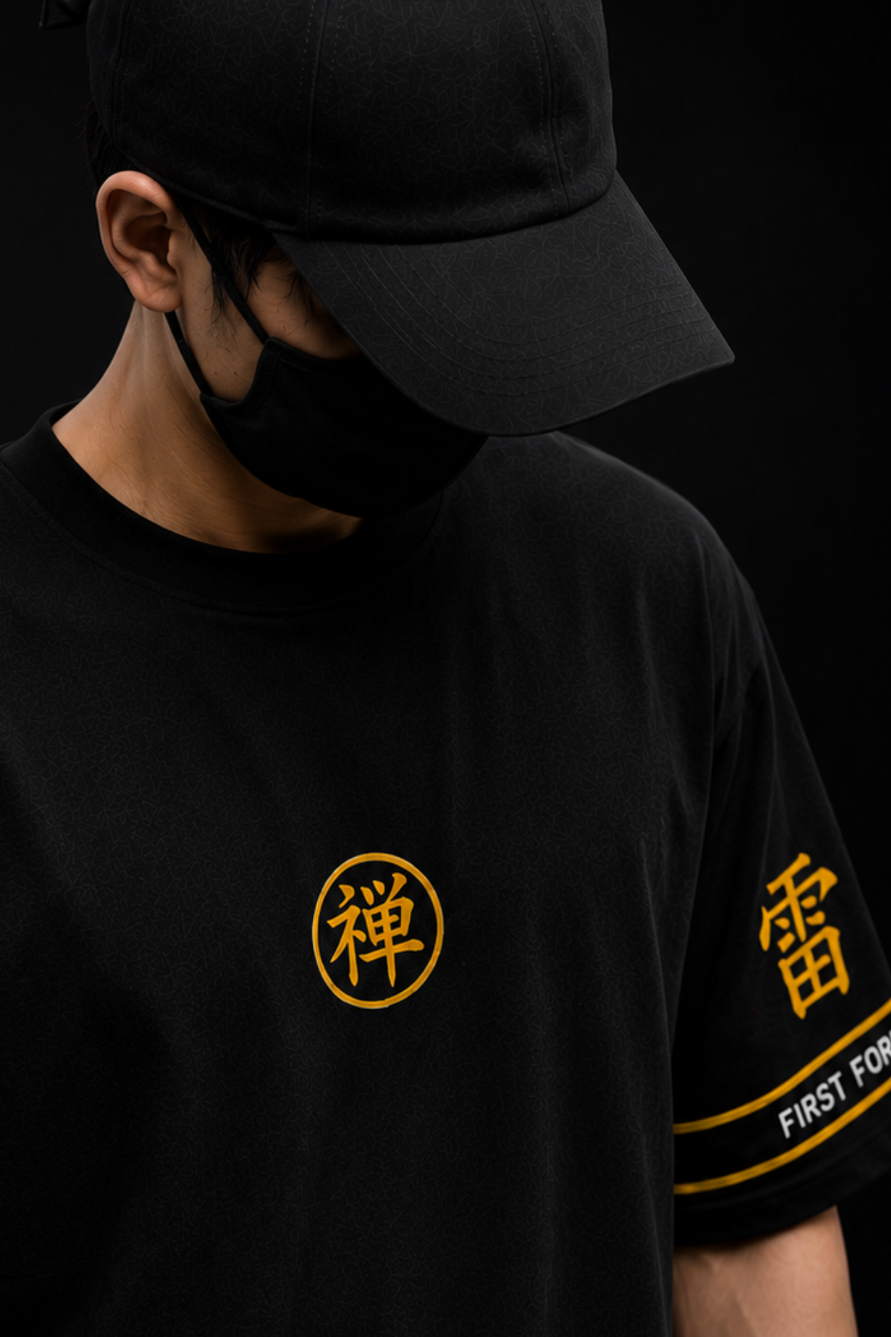 Zenitsu 07 Oversized T-shirt  -Black