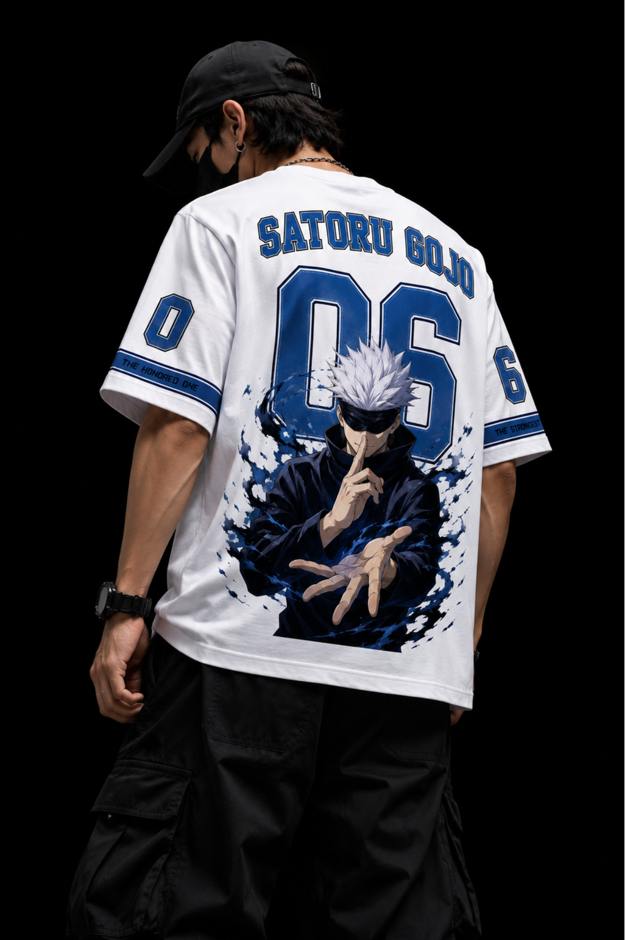 Satoru Gojo 06 Oversized T-Shirt -White