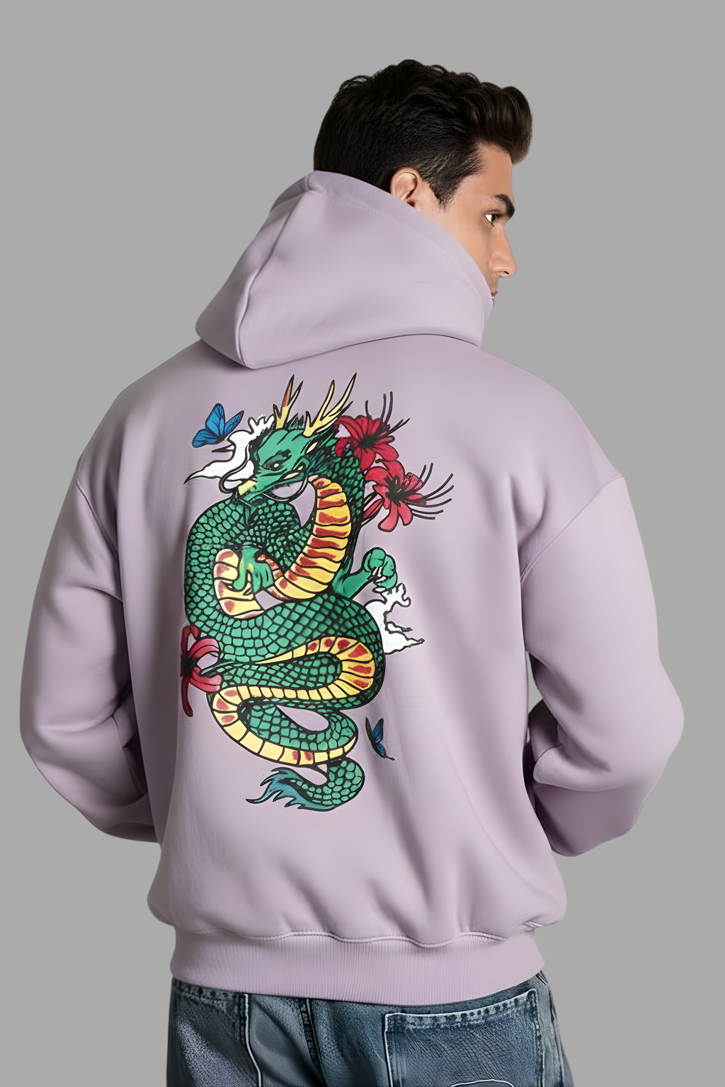 Mystic Dragon Unisex Regular Hoodie – Lavender