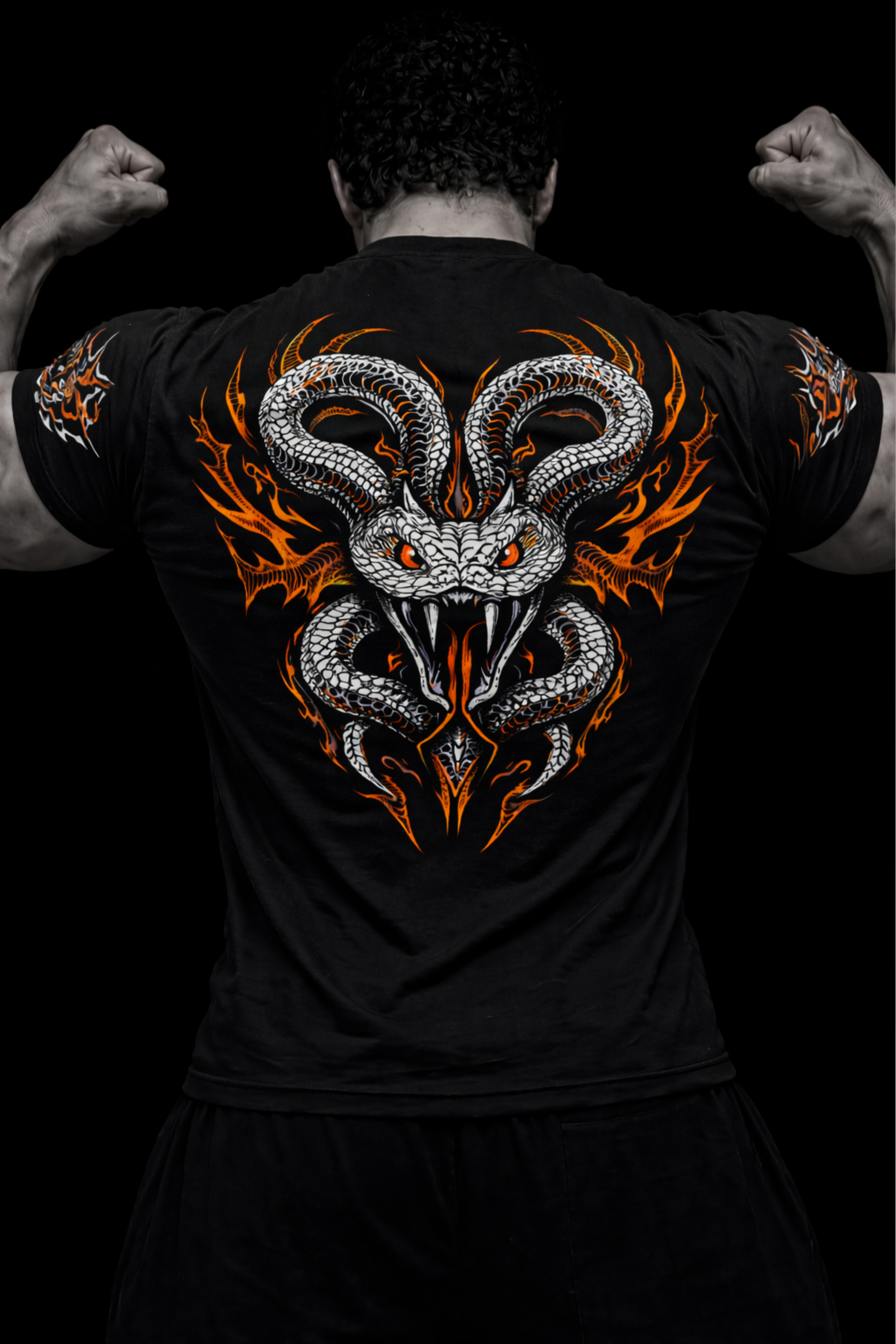 Venom Blaze Compression Tee – Black