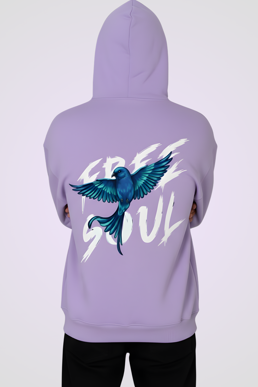 Free Soul Premium Oversized Hoodie  - Lavender