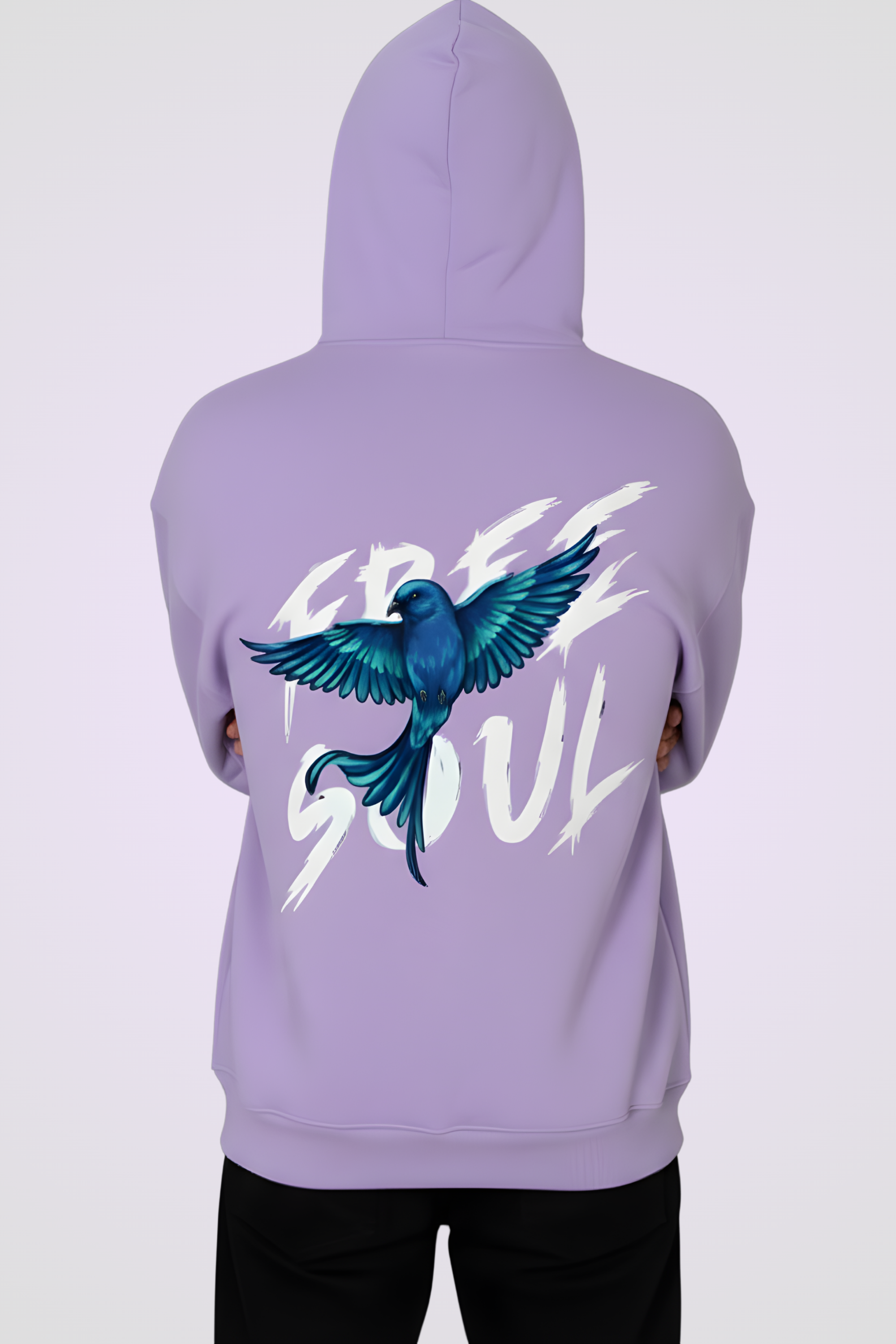 Free Soul Premium Oversized Hoodie  - Lavender