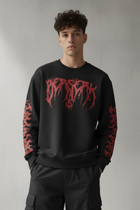 Berserk Premium Cotton Fleece Sweatshirt - Black