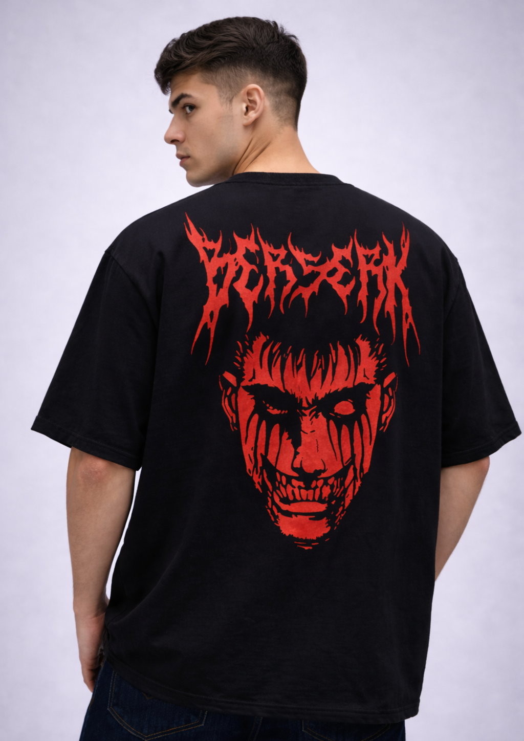 Berserk Oversized T-Shirt-Black