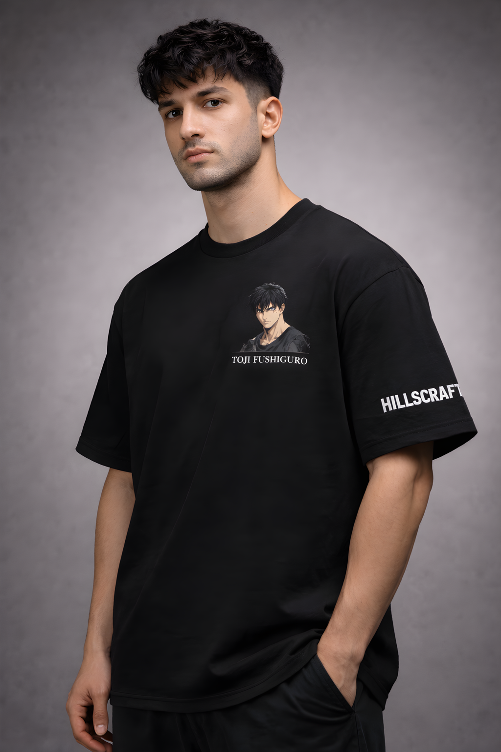 Assassin Instinct Oversized Tee - Black