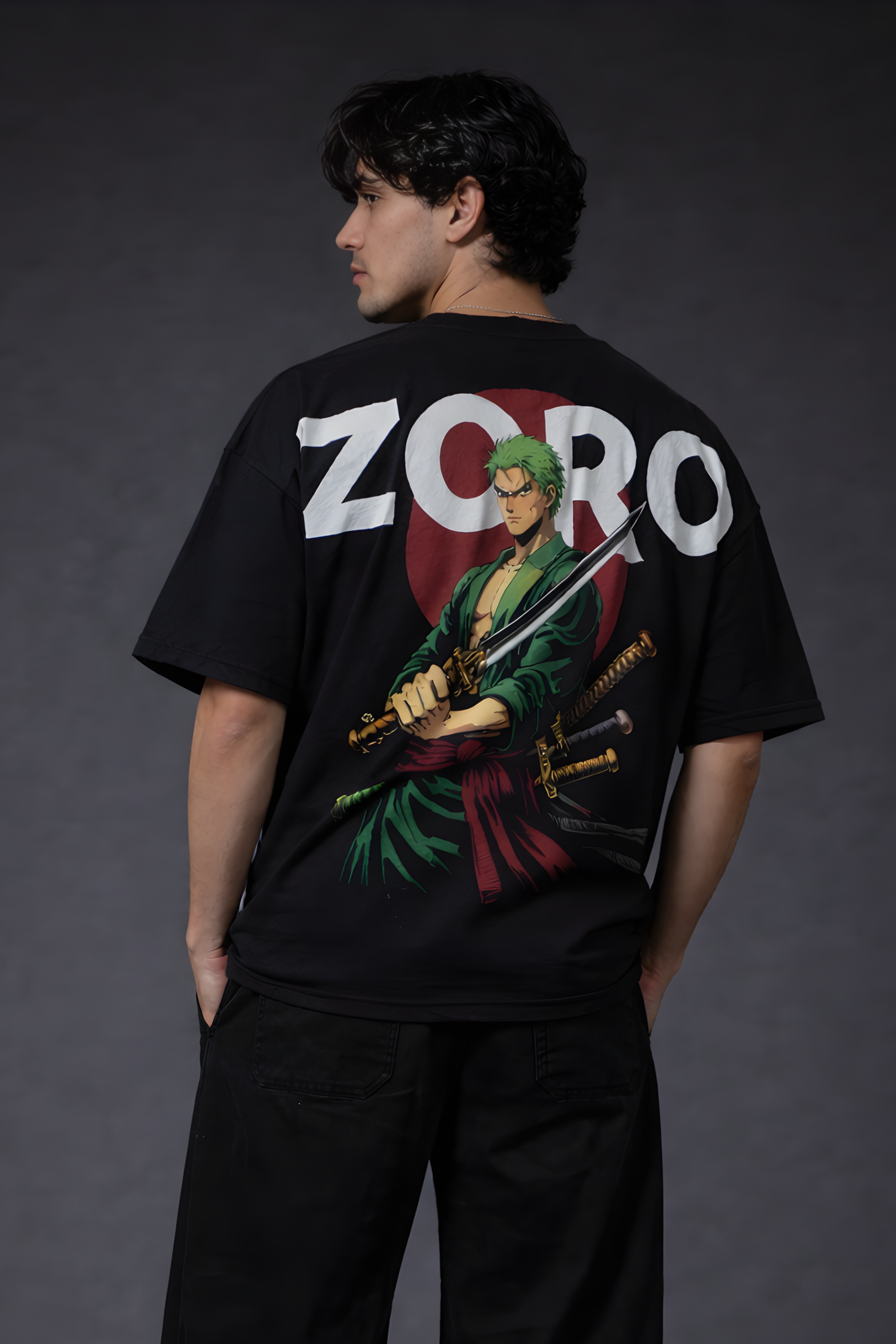 ZORO Oversized Tee - Black