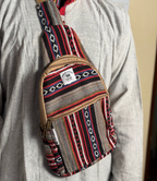 Hemp Chest Bag - Red