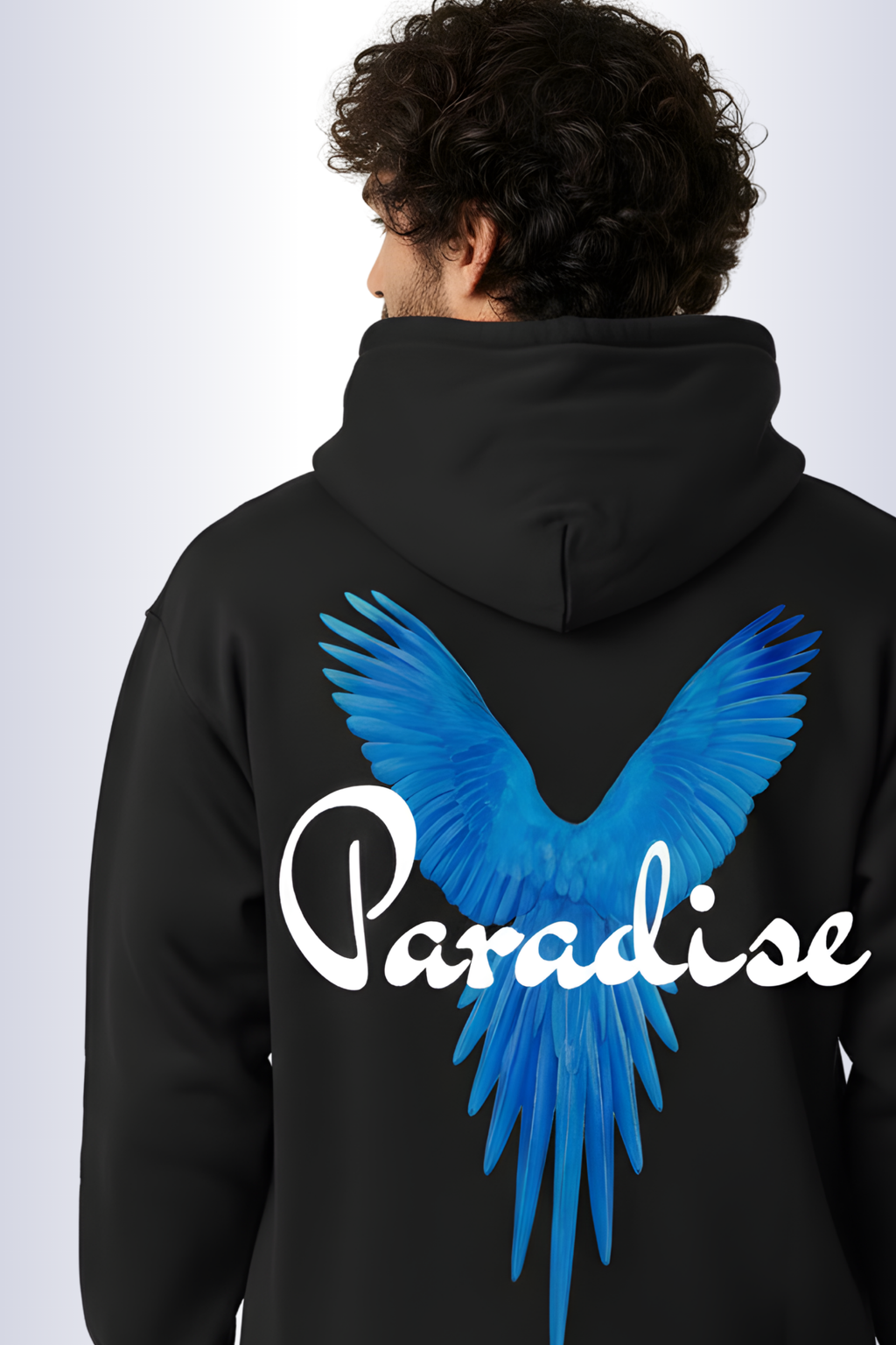 Paradise Premium Oversized Hoodie - Black