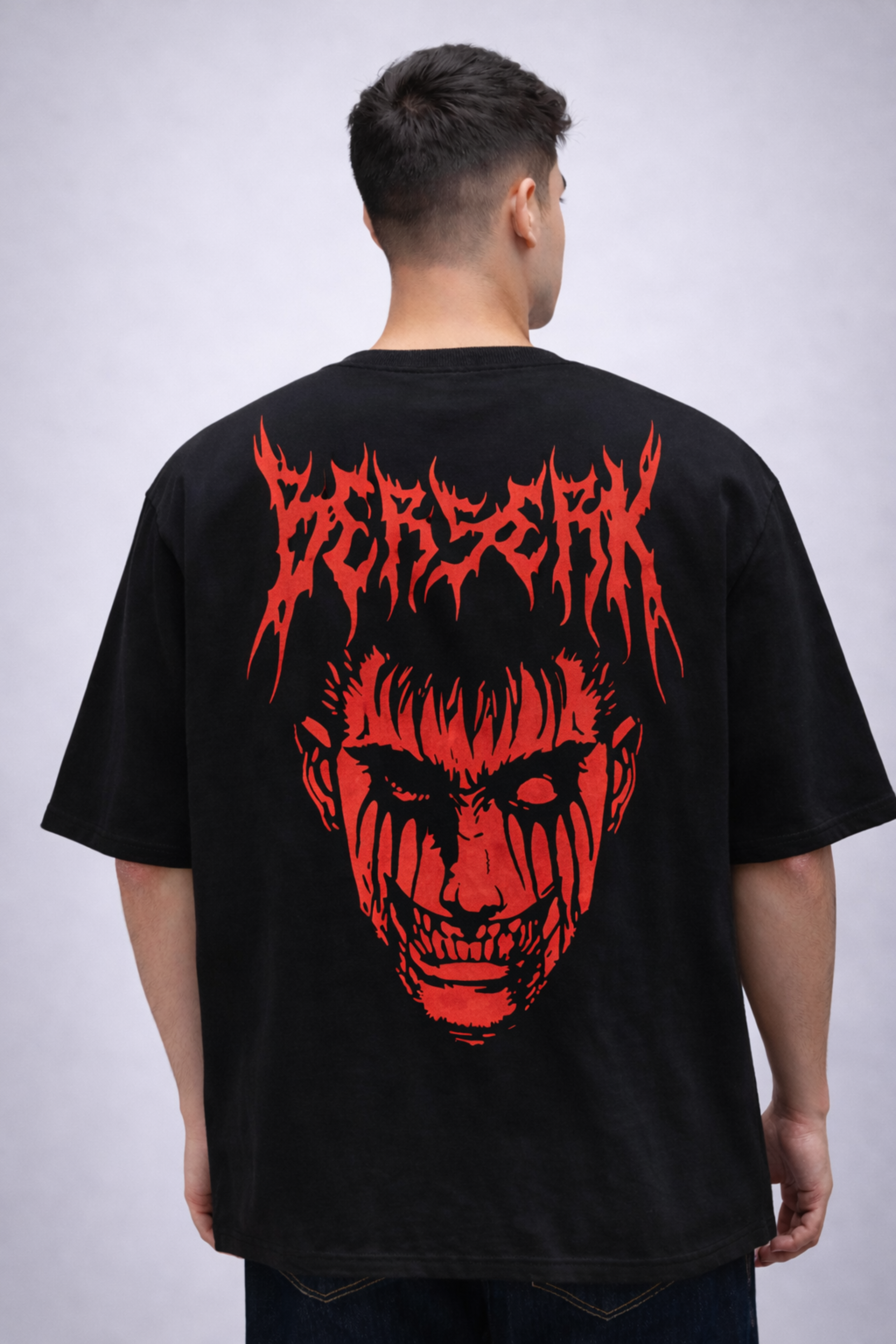 Berserk Oversized T-Shirt-Black