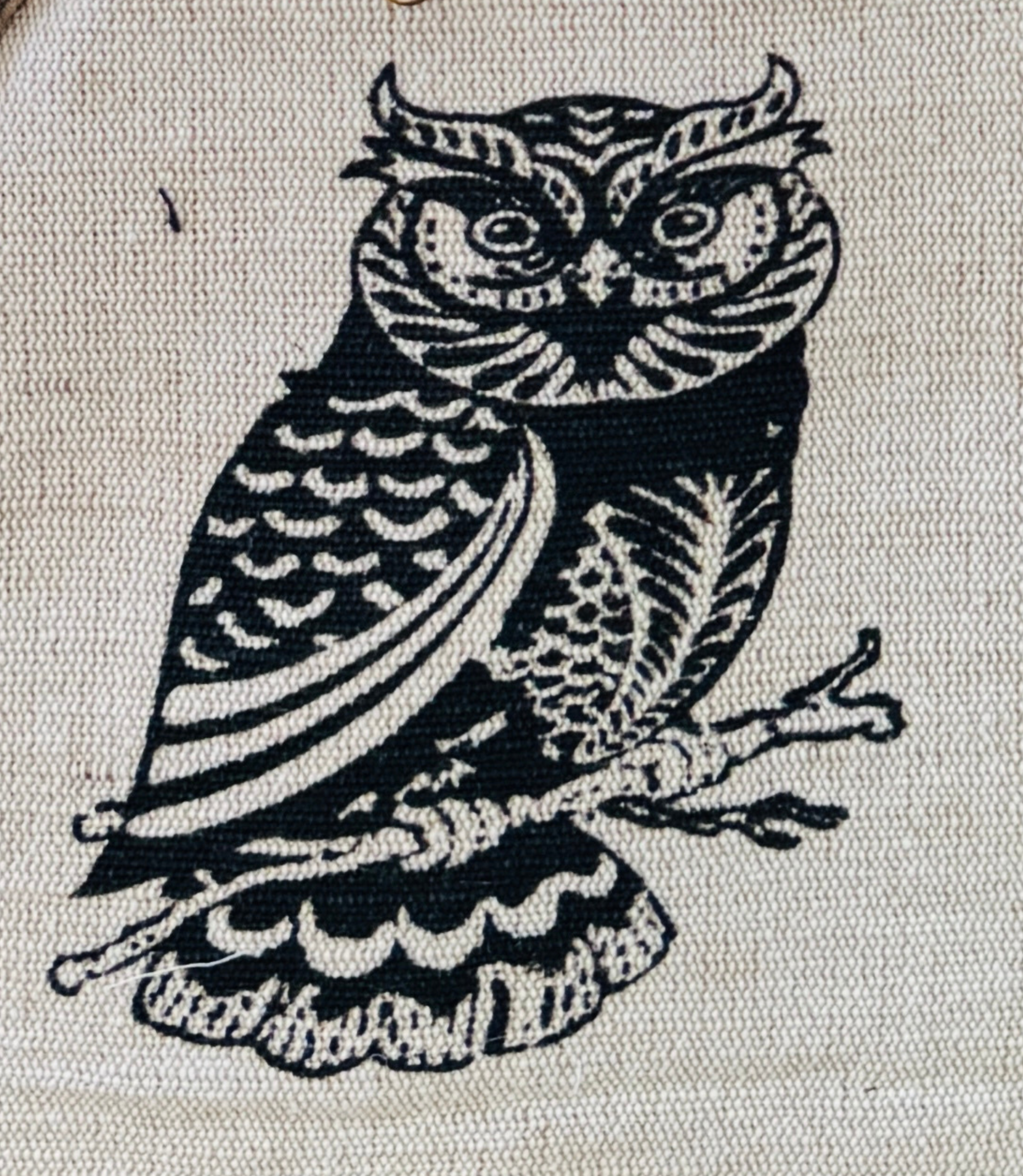 Owl Hemp Bag
