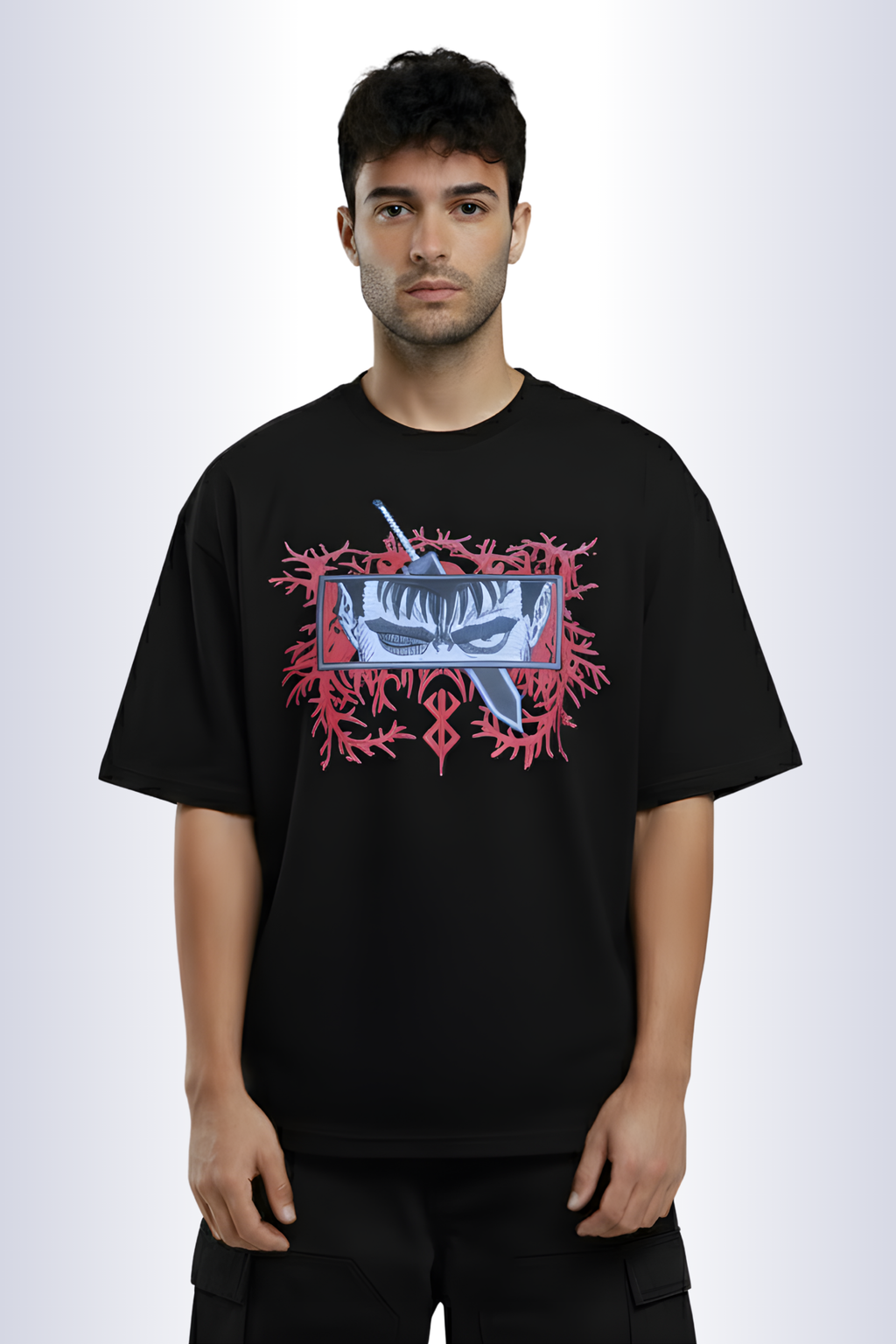 Berserk Oversized T-Shirt-Black