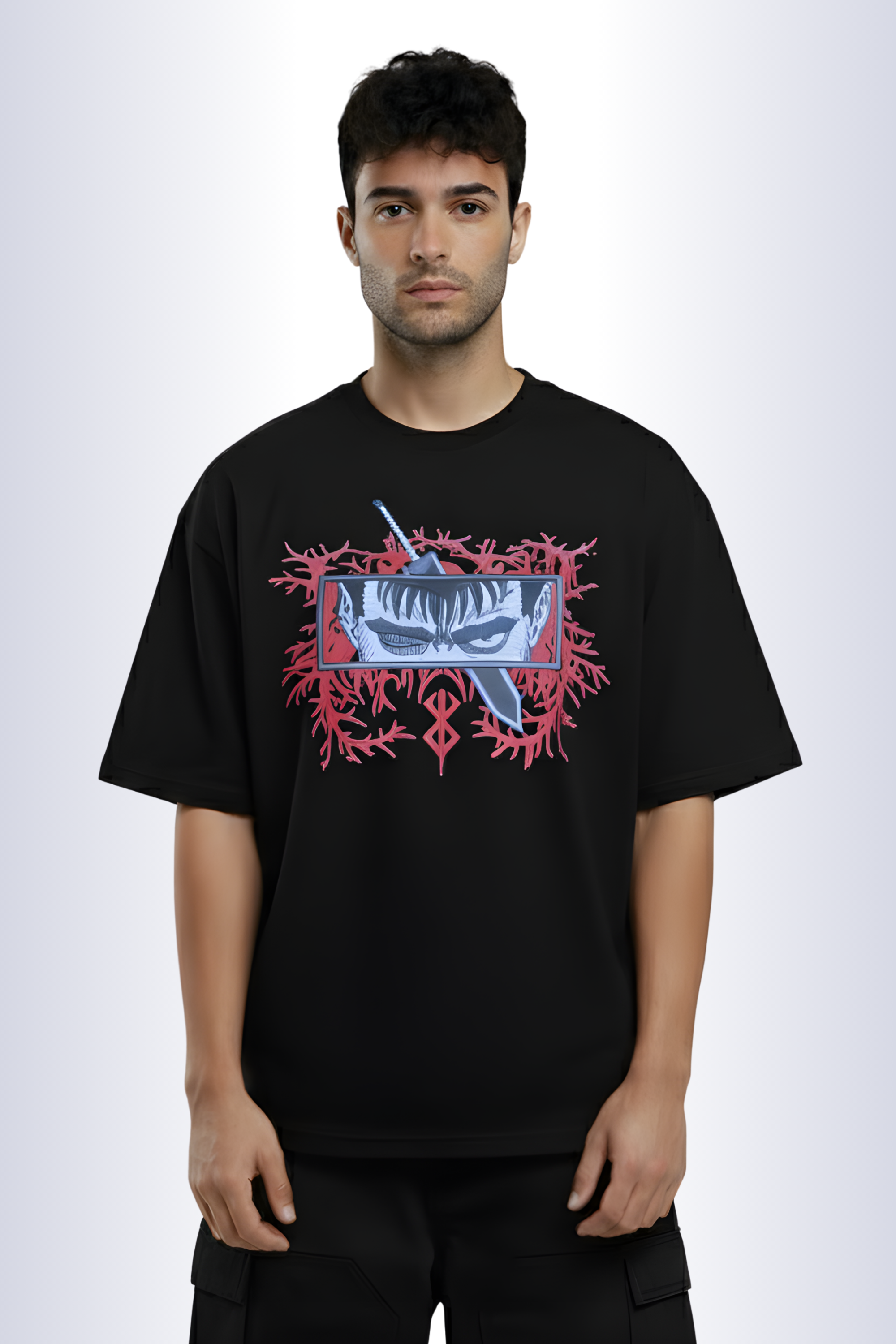 Berserk Oversized T-Shirt-Black