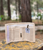 Black ZigZag Hemp Wallet