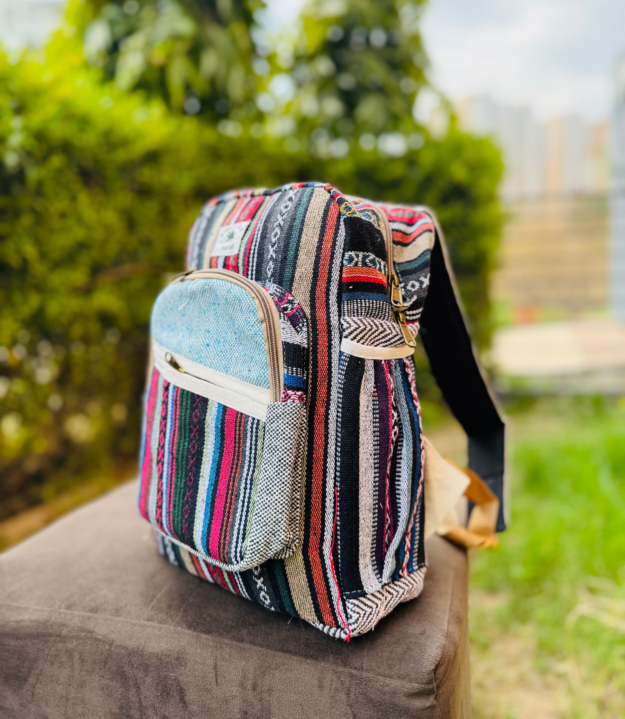 Handmade Hemp Bagpack