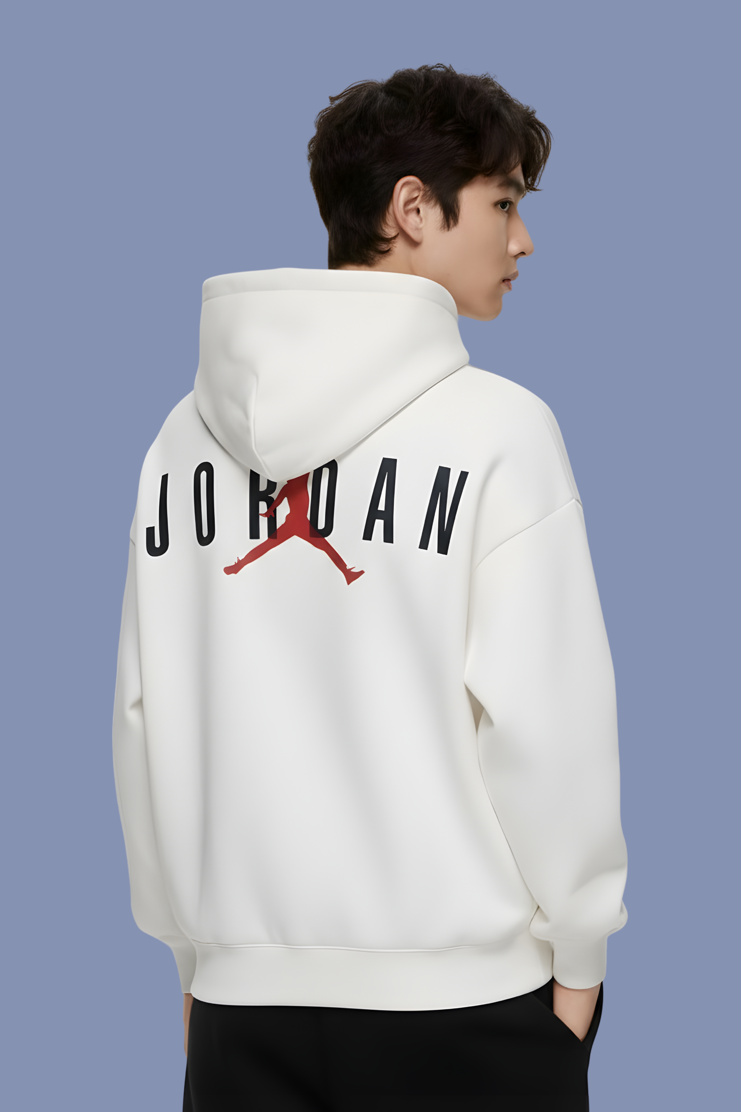 Jordan Premium Oversized Hoodie  - White