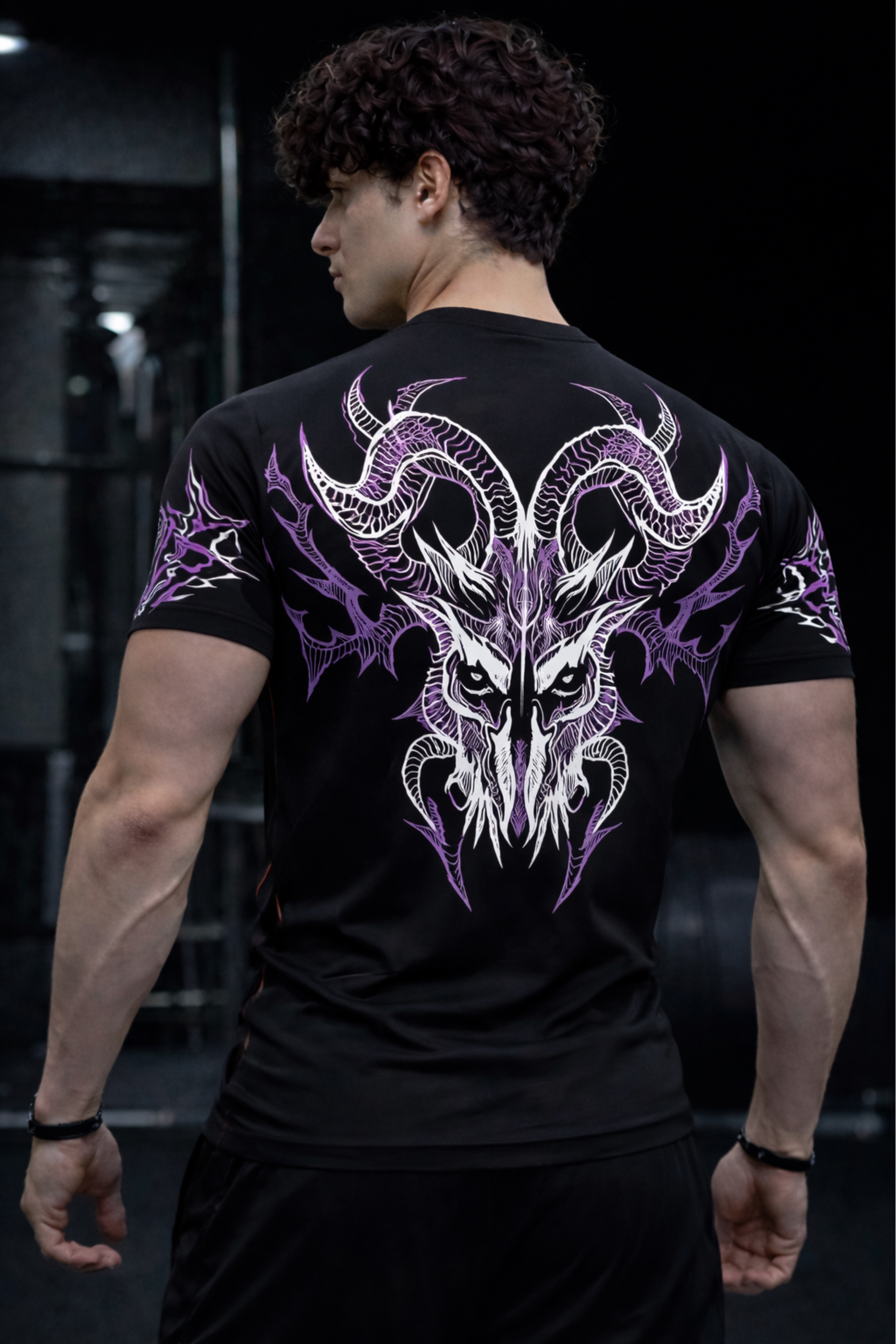 HELLHORN Compression Tee – Black