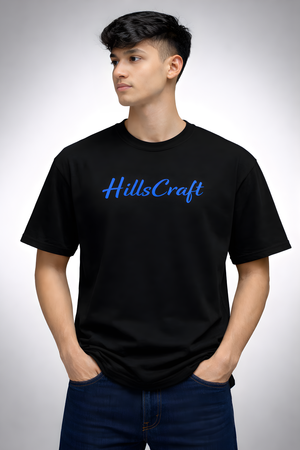 The Righteous King Oversized Tee - Black