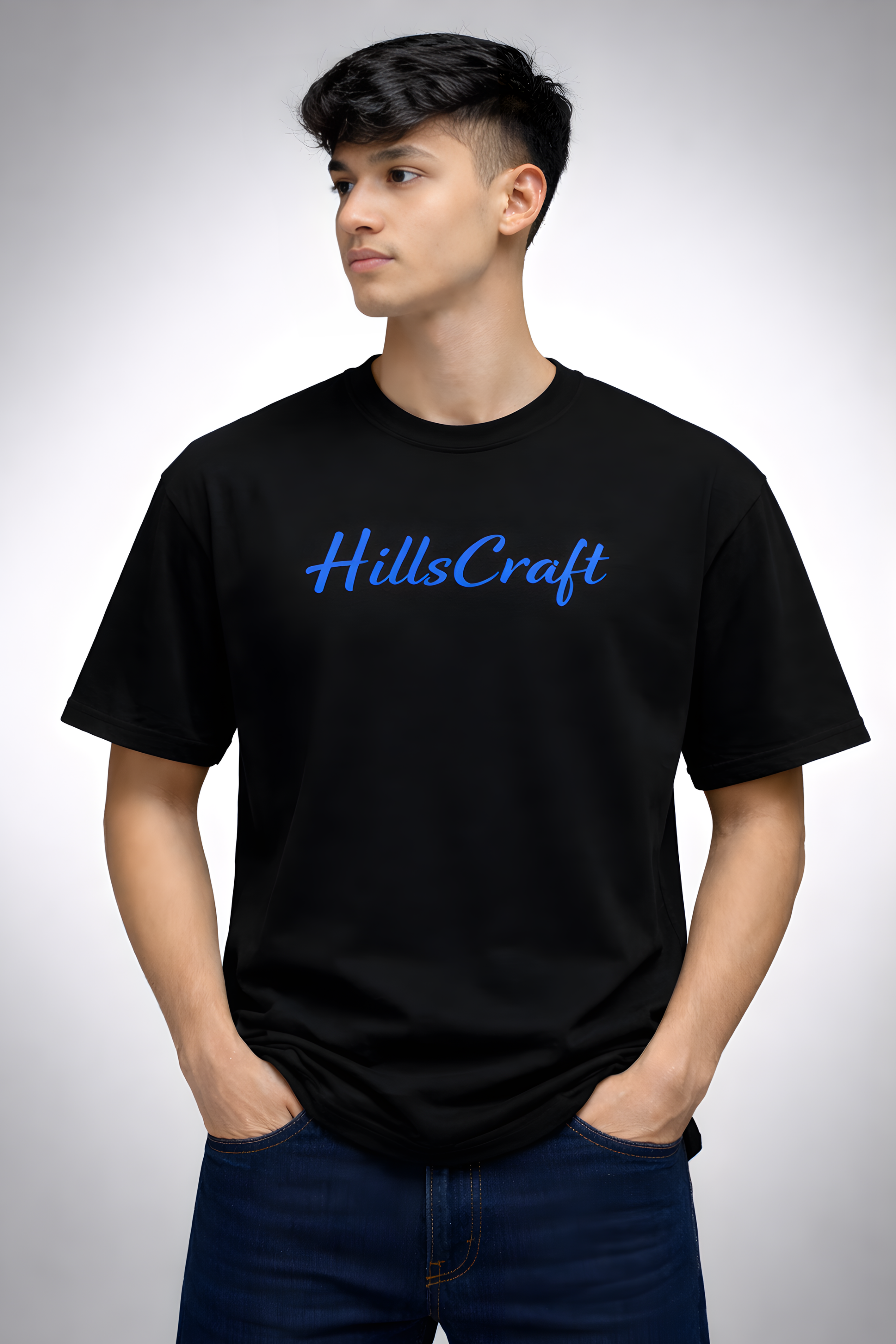 The Righteous King Oversized Tee - Black